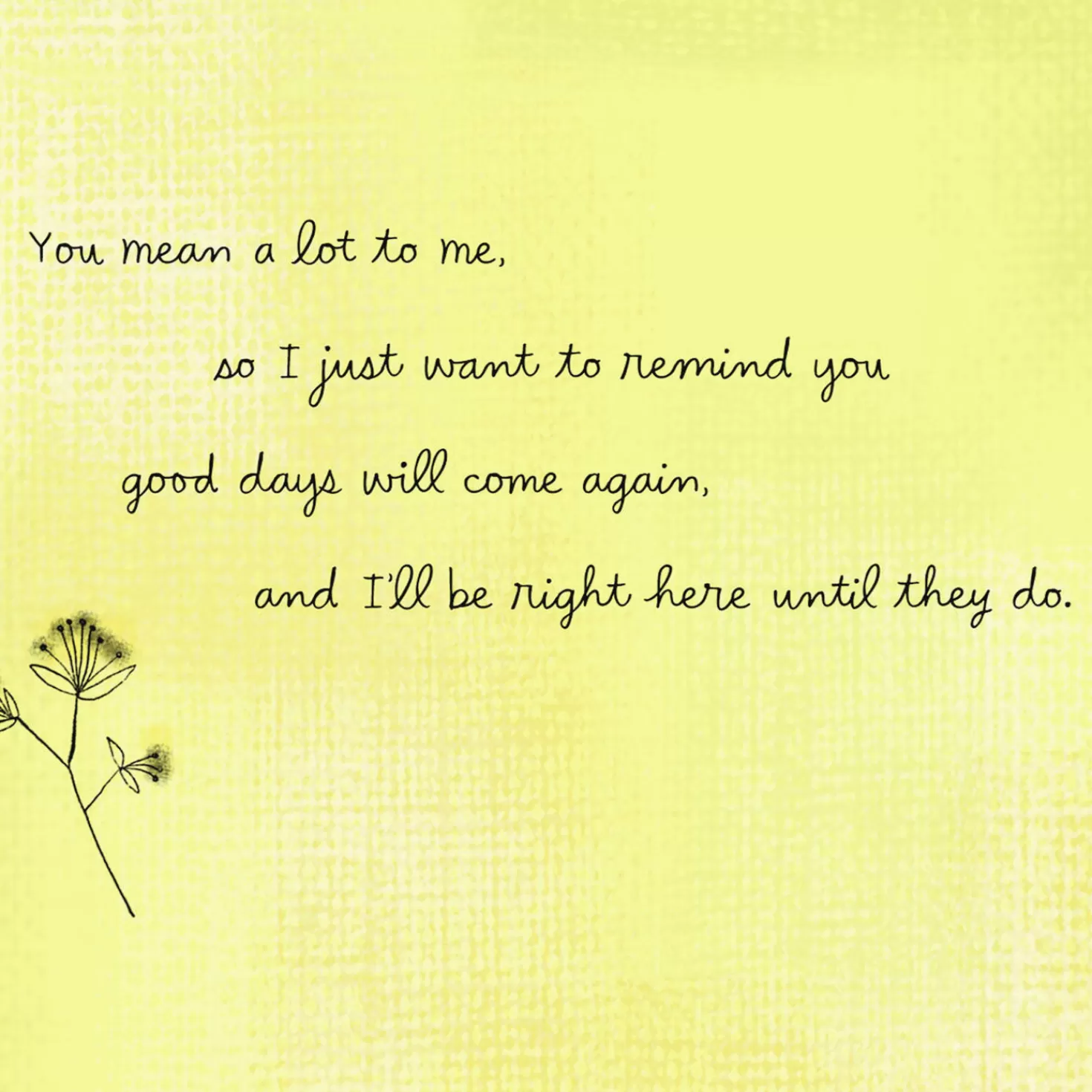 New You Can Lean On Me Encouragement Card Encouragement