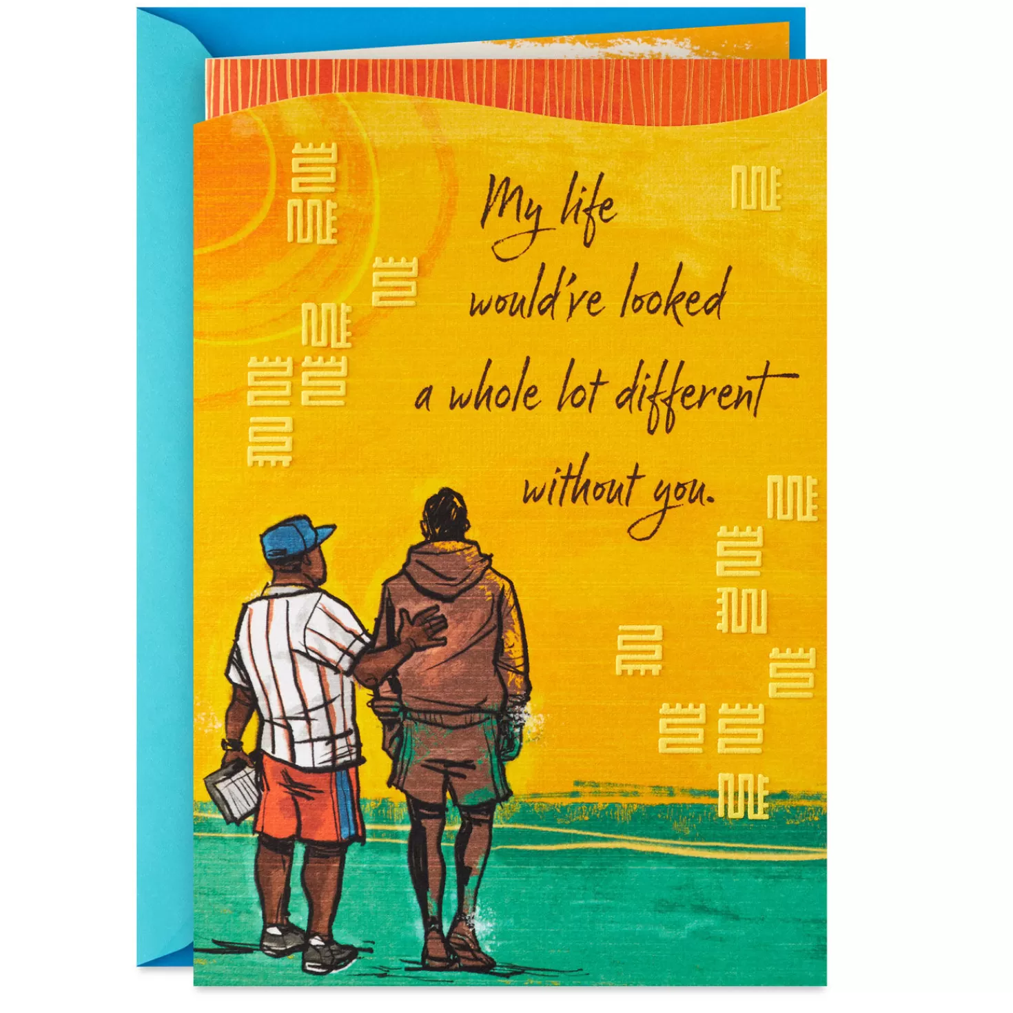 New You Changed My Life Father's Day Card Thank You