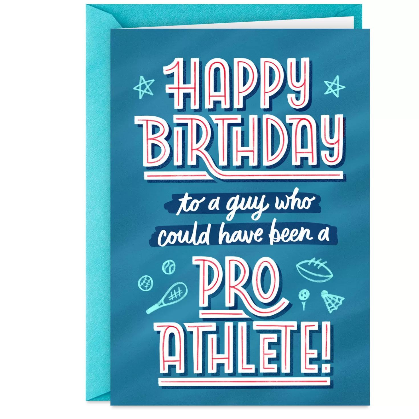 Birthday>Hallmark You Could Have Been A Pro Athlete Funny Birthday Card For Him