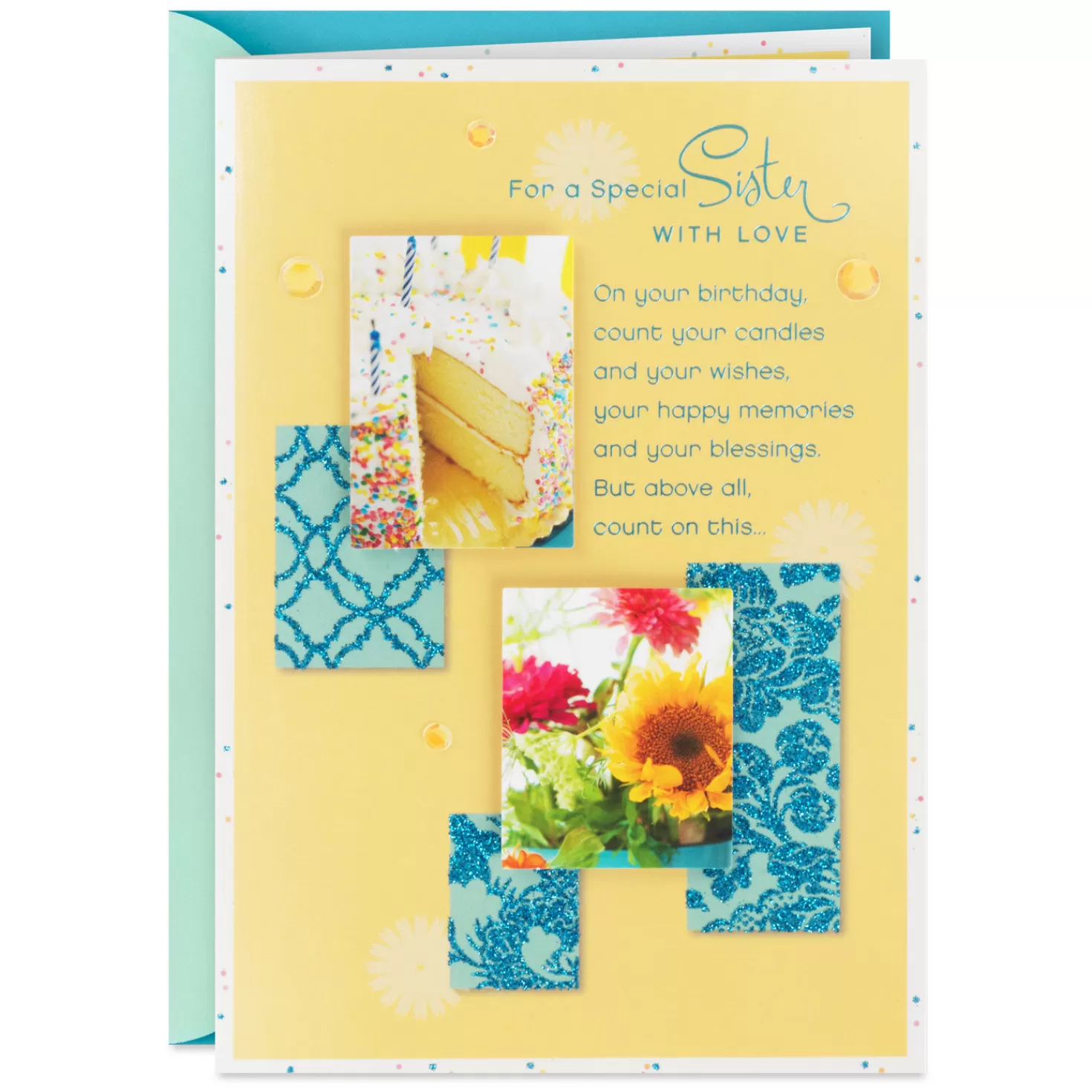 Birthday>Hallmark You Deserve A Beautiful Day Birthday Card For Sister