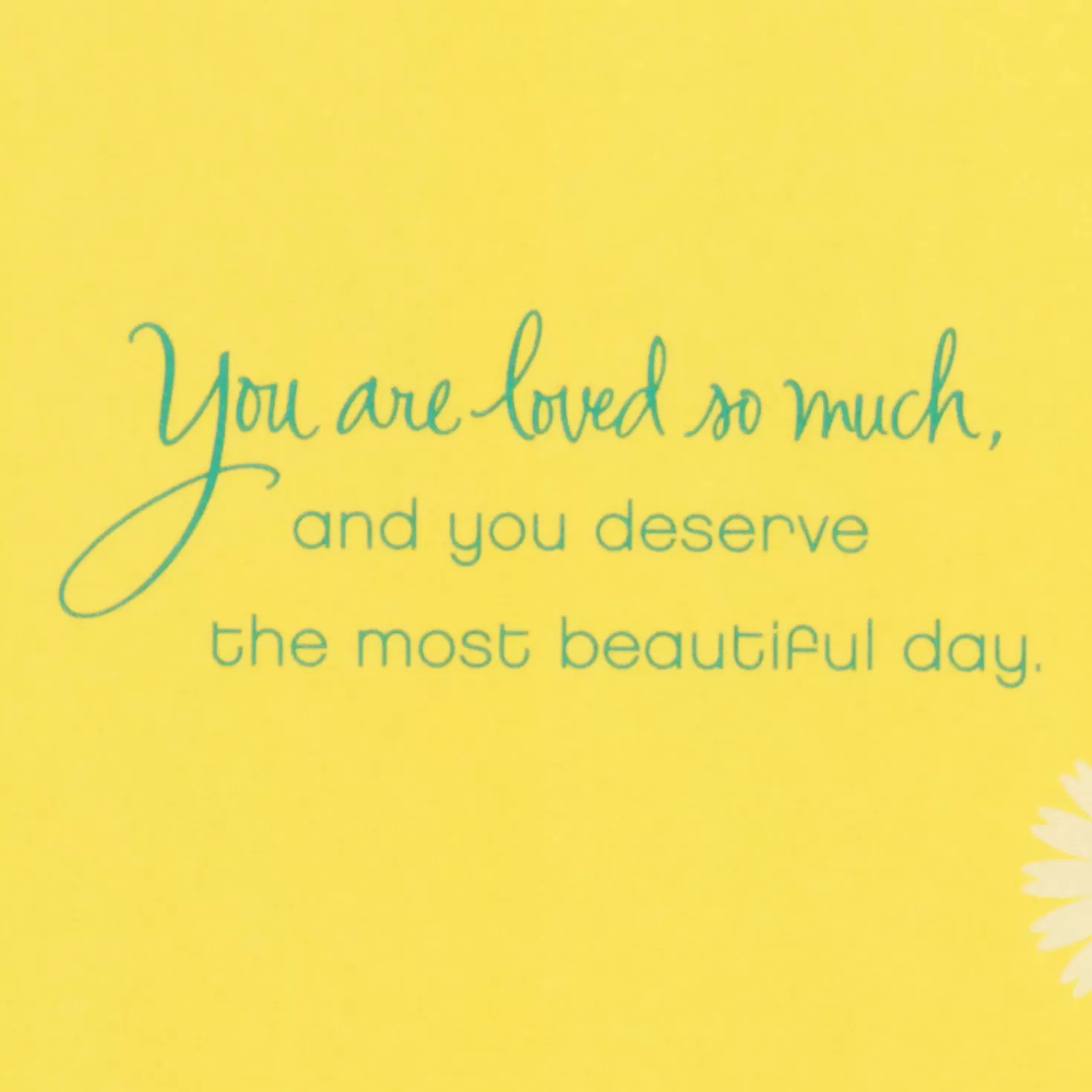 Birthday>Hallmark You Deserve A Beautiful Day Birthday Card For Sister