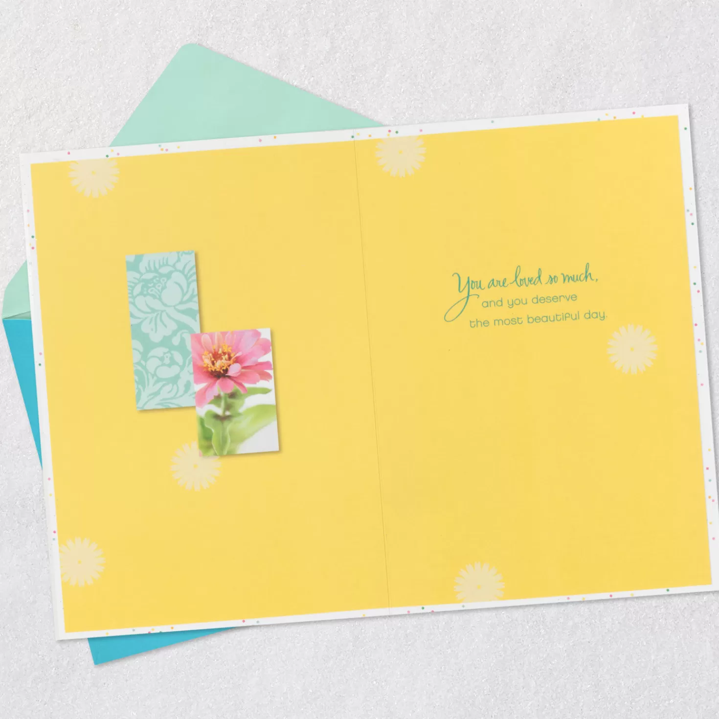 Birthday>Hallmark You Deserve A Beautiful Day Birthday Card For Sister