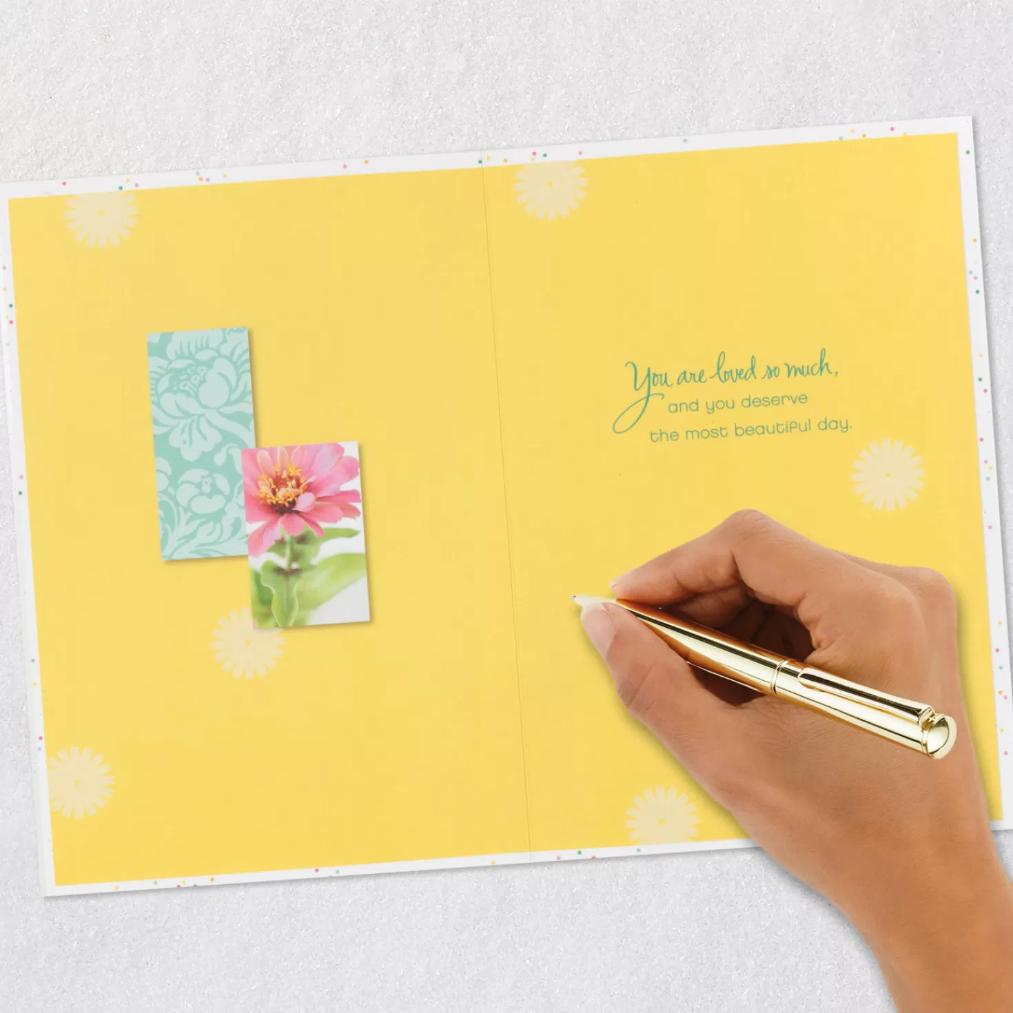 Birthday>Hallmark You Deserve A Beautiful Day Birthday Card For Sister