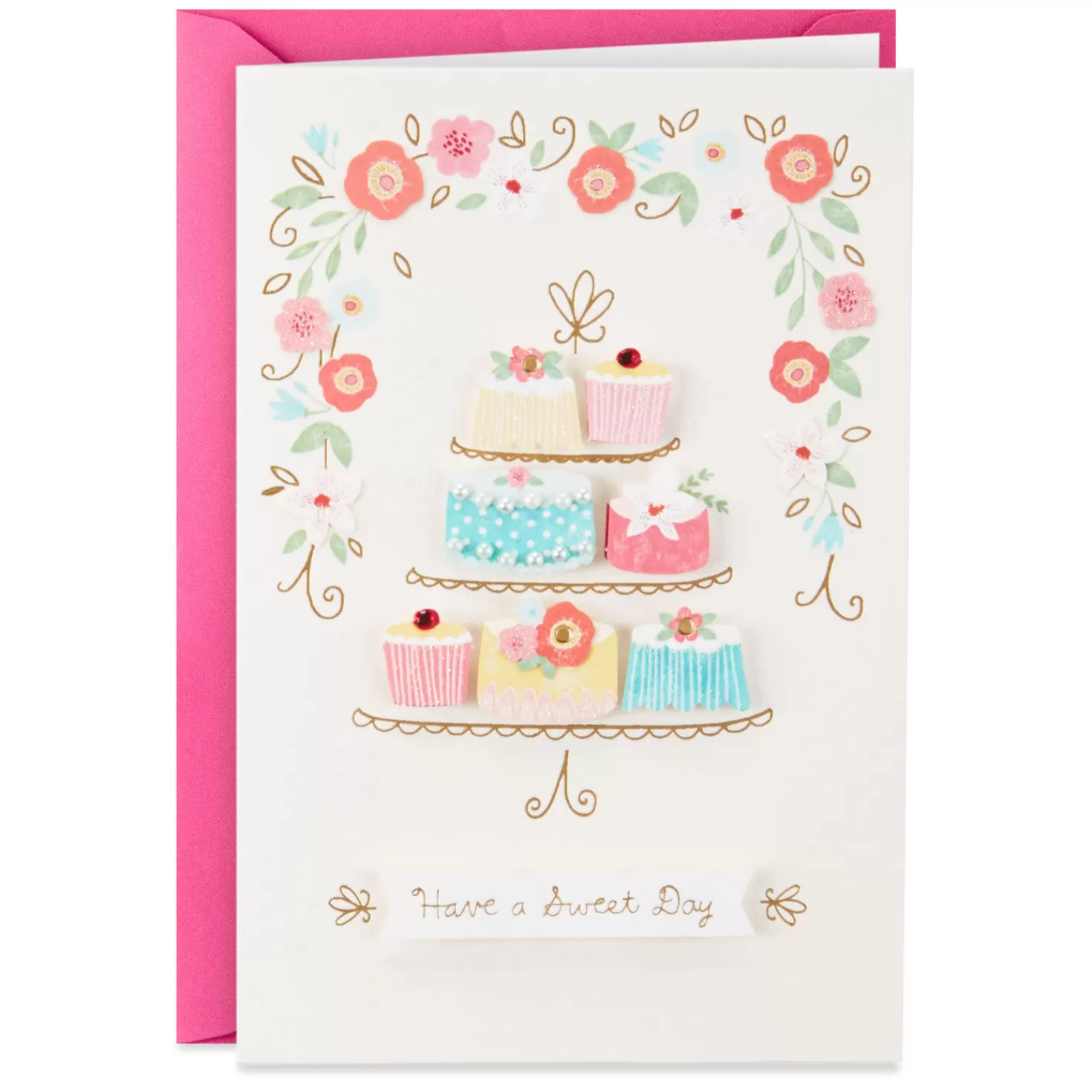 Birthday>Hallmark You Deserve A Sweet Day Birthday Card For Her