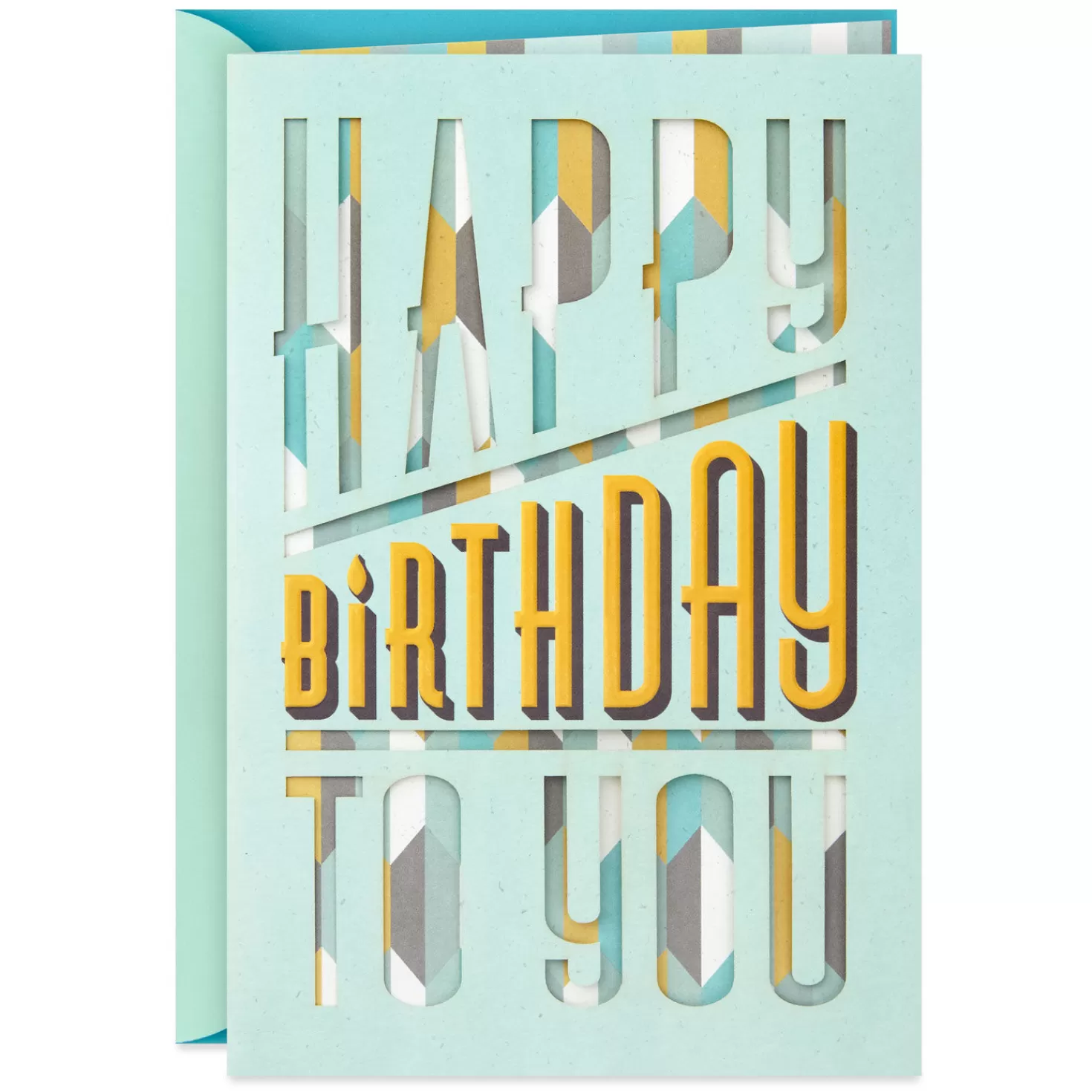 Birthday>Hallmark You Deserve All The Happiness Birthday Card For Him