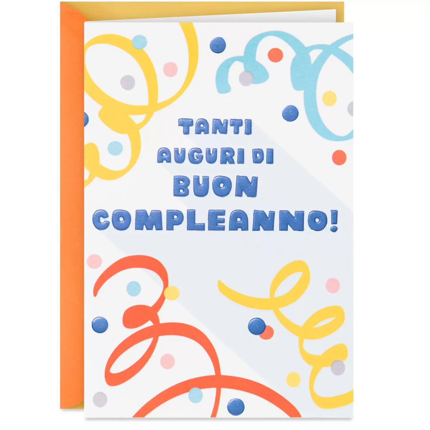 Birthday>Hallmark You Deserve The Best Italian-Language Birthday Card