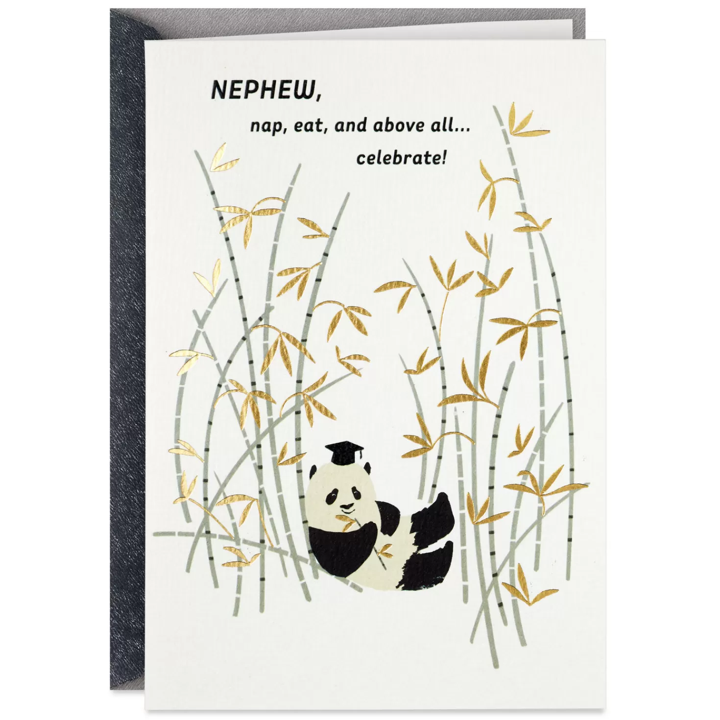Flash Sale You Did It! Panda High School Graduation Card For Nephew Graduation