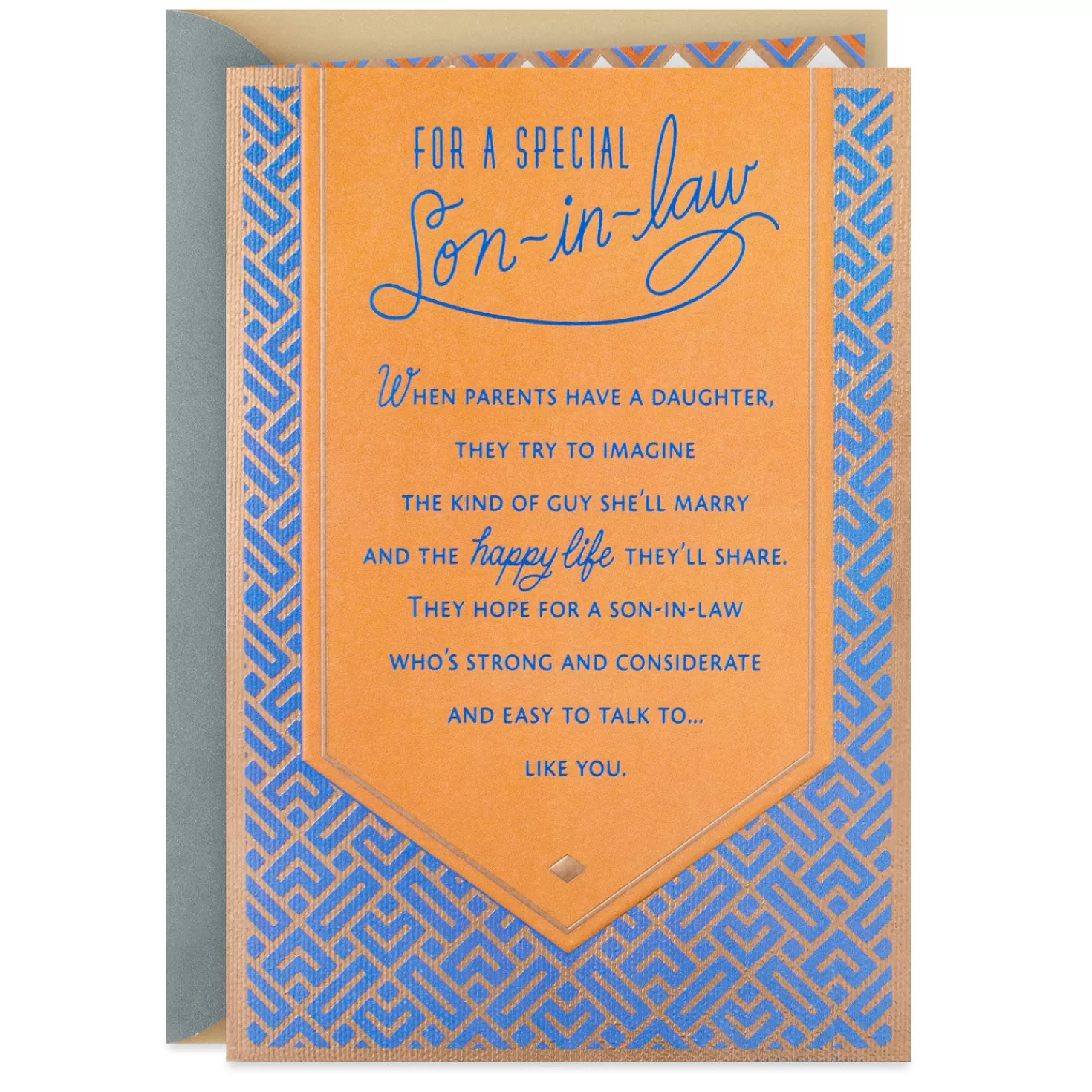 Birthday>Hallmark You Fit In Perfectly Birthday Card For Son-In-Law