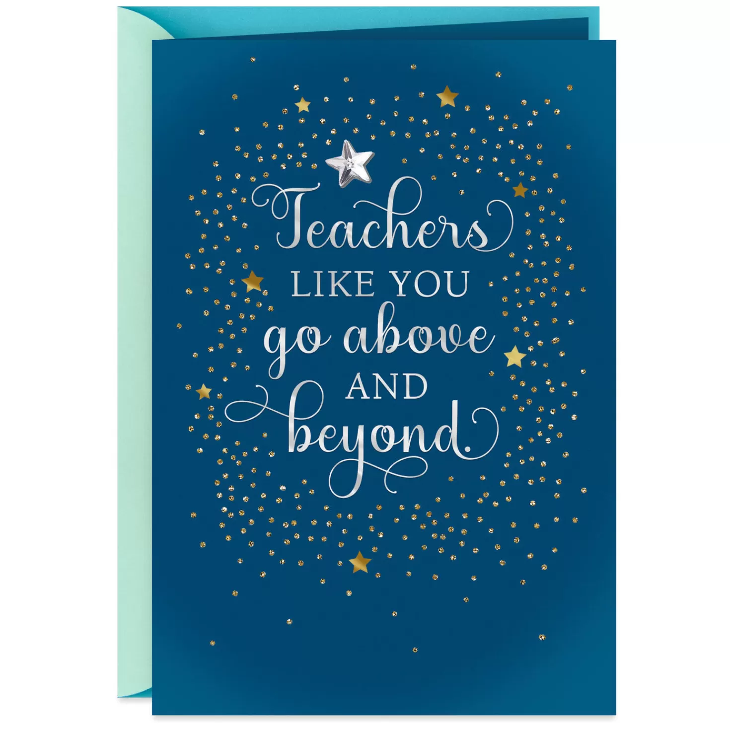 Best Sale You Go Above And Beyond Thank-You Card For Teacher Teacher Appreciation