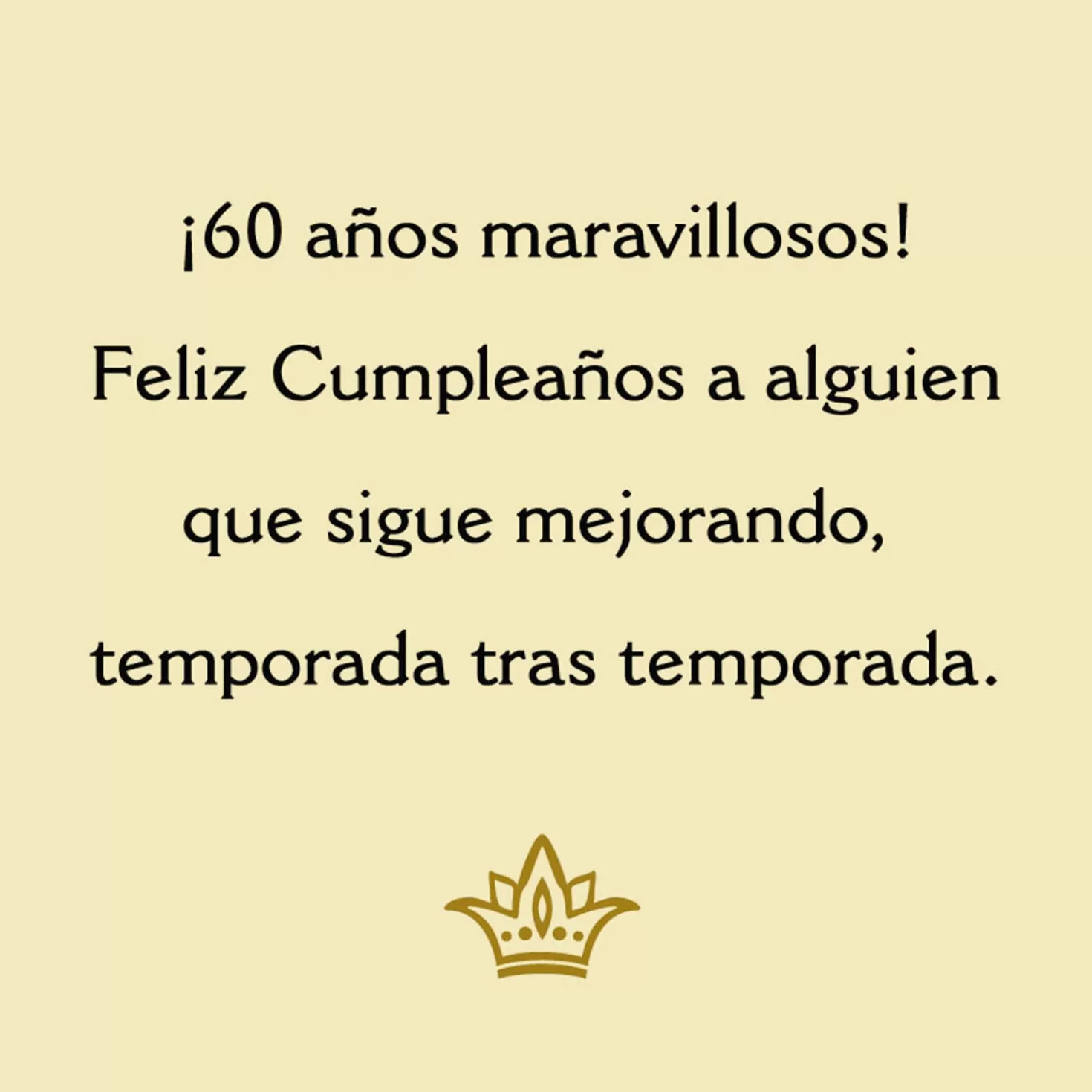 Birthday>Hallmark You Keep Getting Better Spanish-Language 60Th Birthday Card