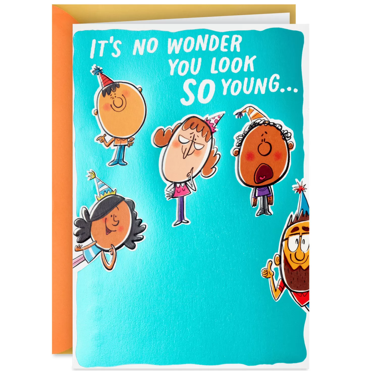 Birthday>Hallmark You Look So Young Funny Pop-Up Leap Year Birthday