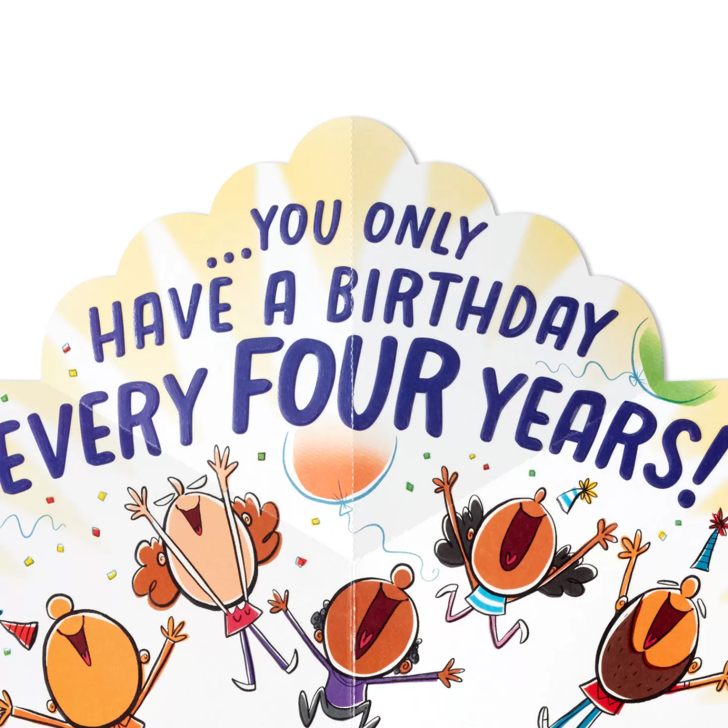 Birthday>Hallmark You Look So Young Funny Pop-Up Leap Year Birthday