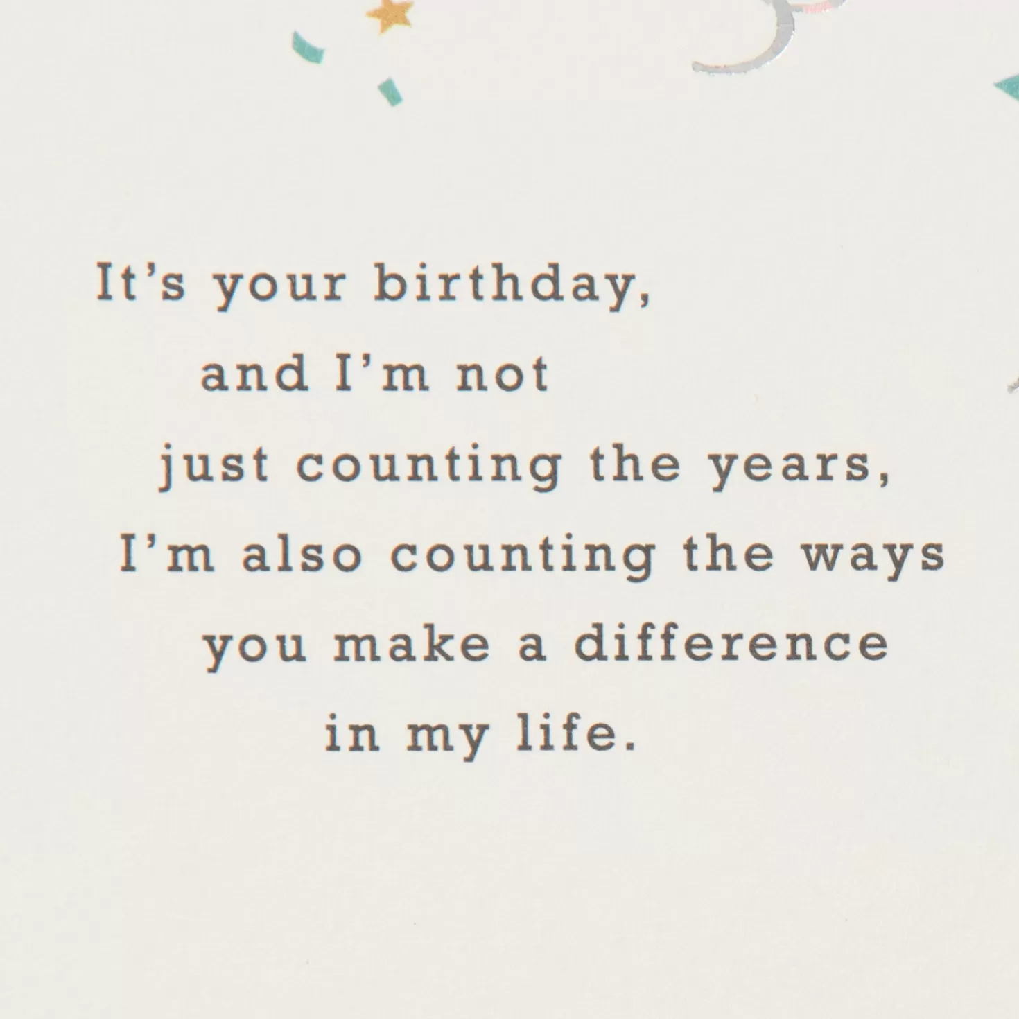 Birthday>Hallmark You Make A Difference In My Life Birthday Card For Dad