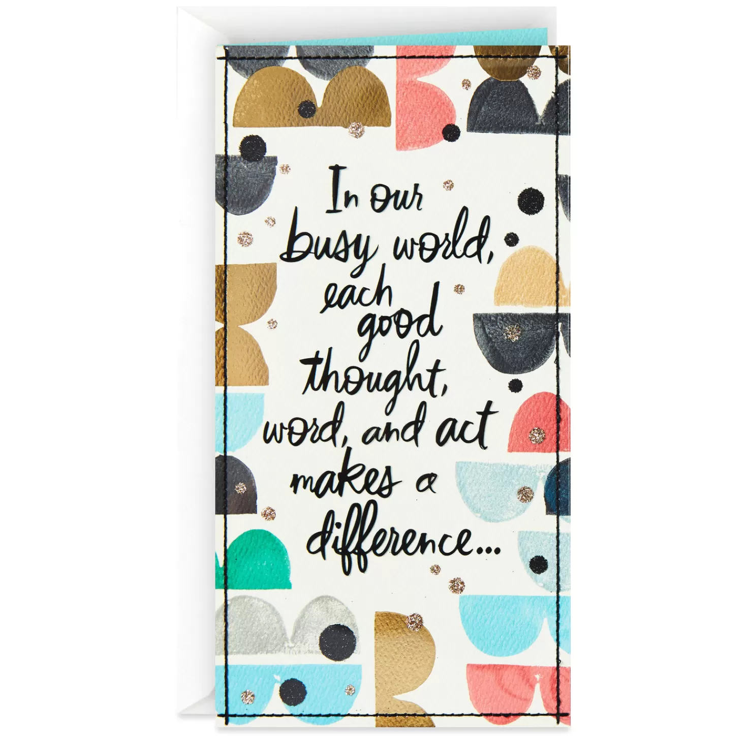 New You Make A Difference Modern Thank-You Card Thank You