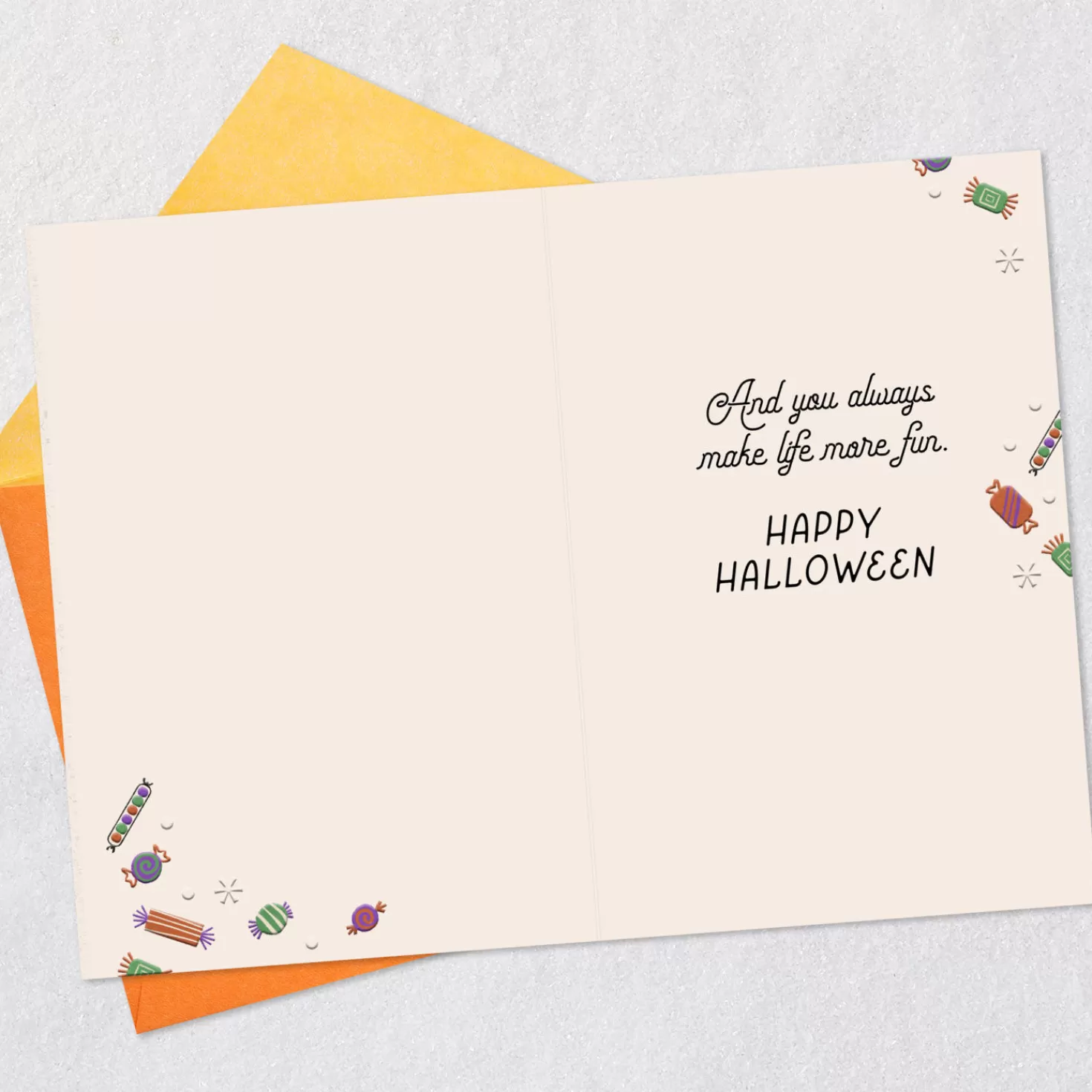 Halloween (10/31)>Hallmark You Make My Heart Full Halloween Card For Granddaughter