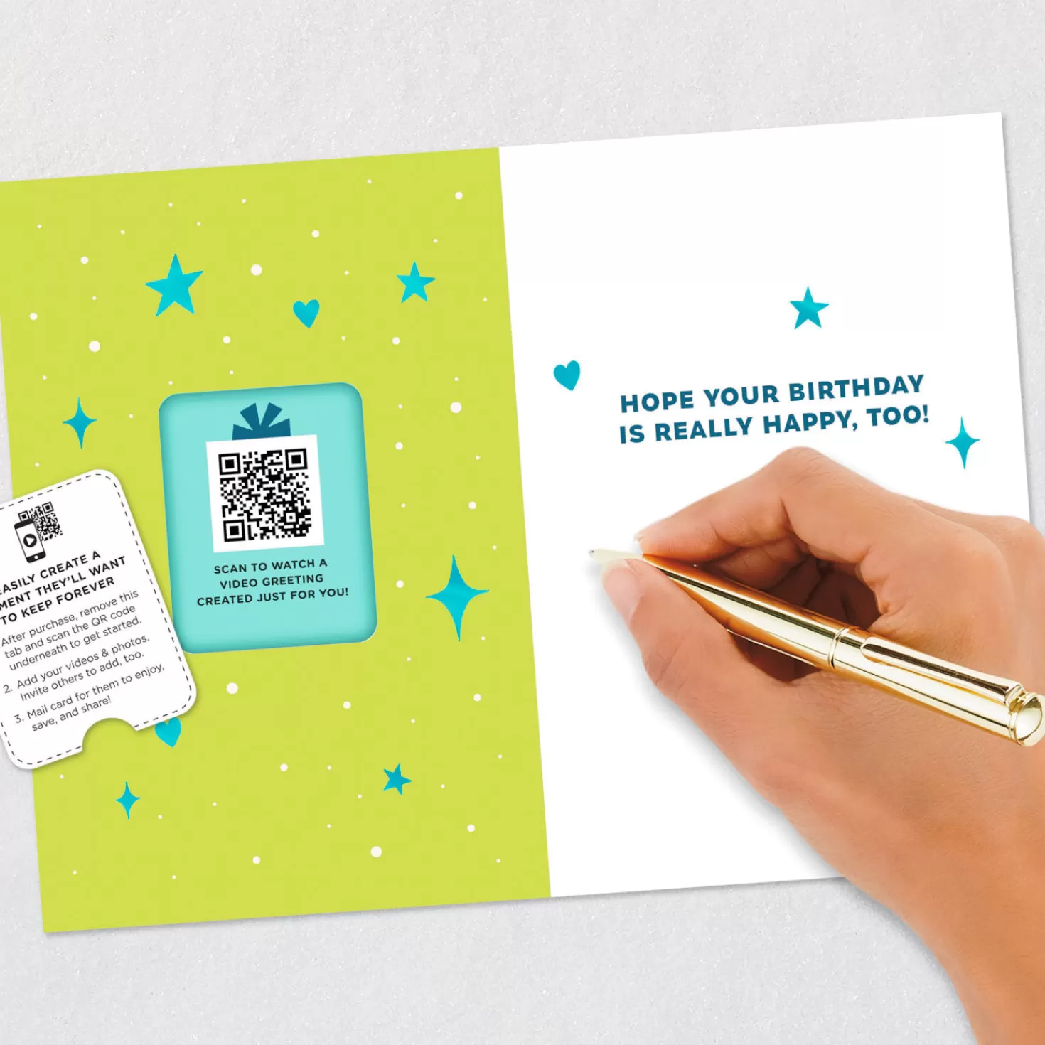 Birthday>Hallmark You Make Our World A Happy Place Video Greeting Birthday Card
