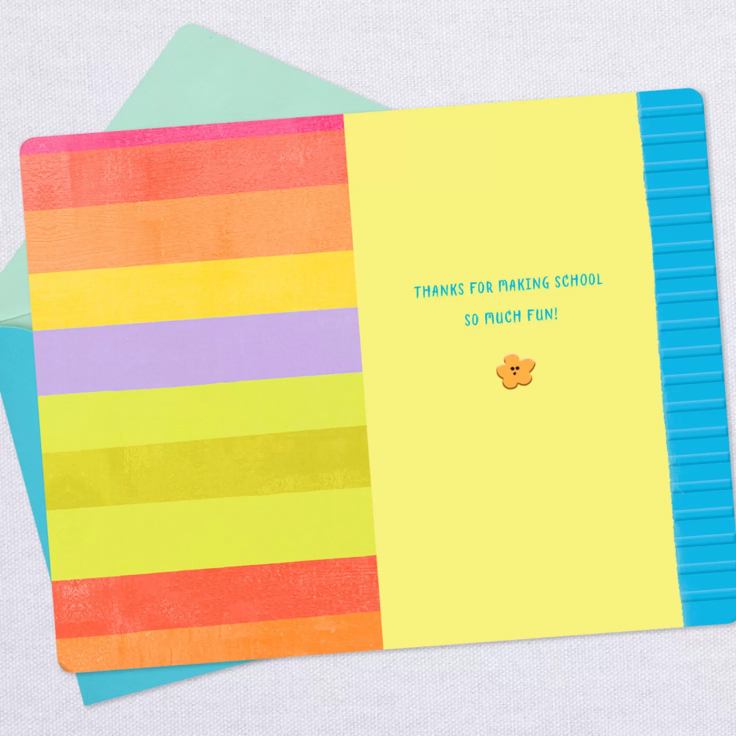 Best Sale You Make School So Much Fun Thank-You Card For Teacher Teacher Appreciation