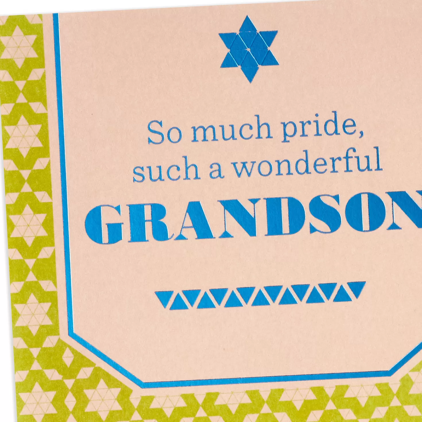 Online You Make Us All So Proud Bar Mitzvah Card For Grandson Bar Mitzvah