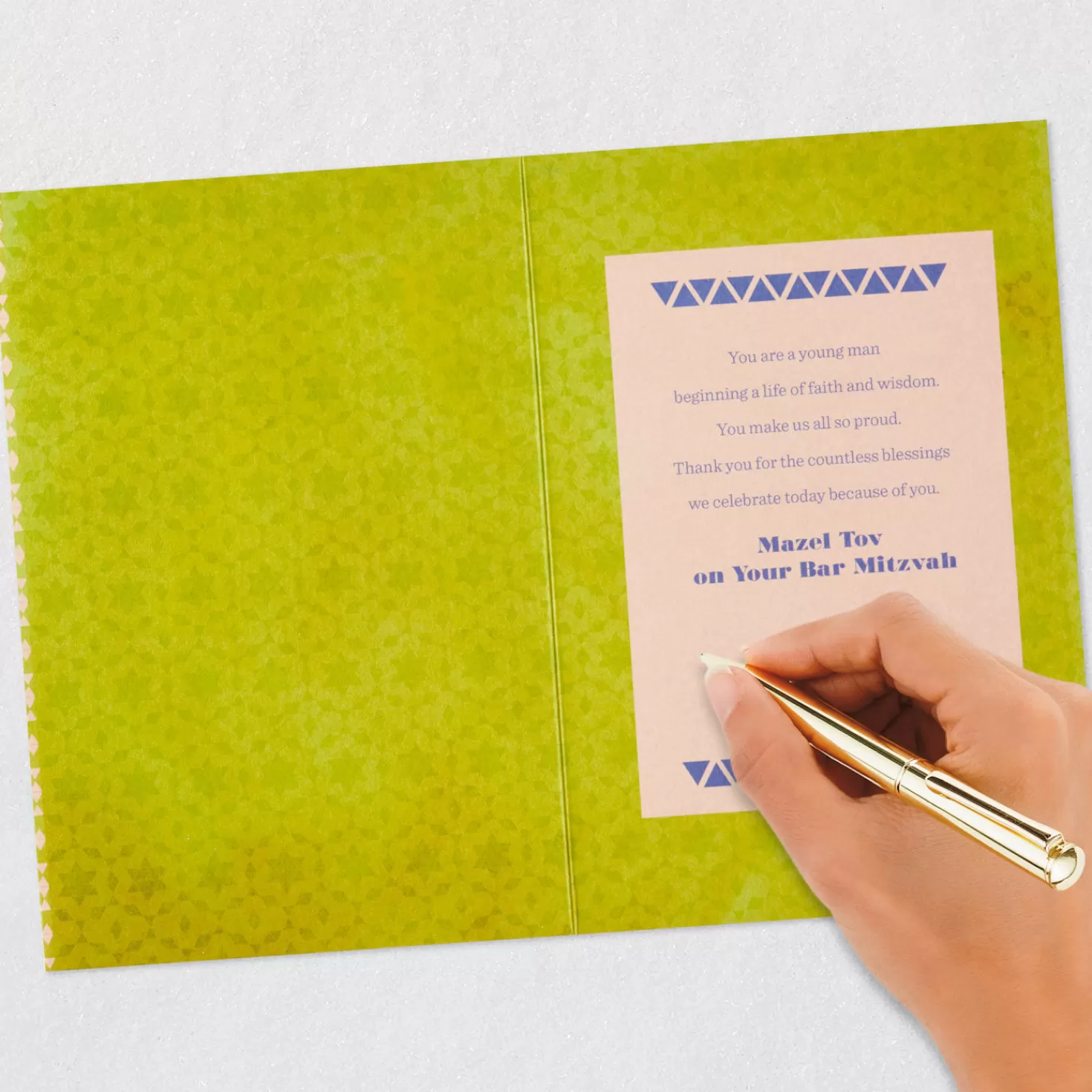 Online You Make Us All So Proud Bar Mitzvah Card For Grandson Bar Mitzvah