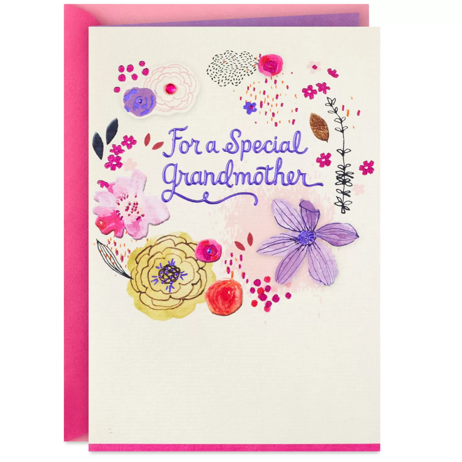 Birthday>Hallmark You Mean So Much To The Family Birthday Card For Grandmother