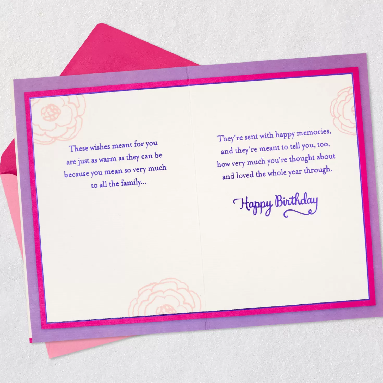 Birthday>Hallmark You Mean So Much To The Family Birthday Card For Grandmother