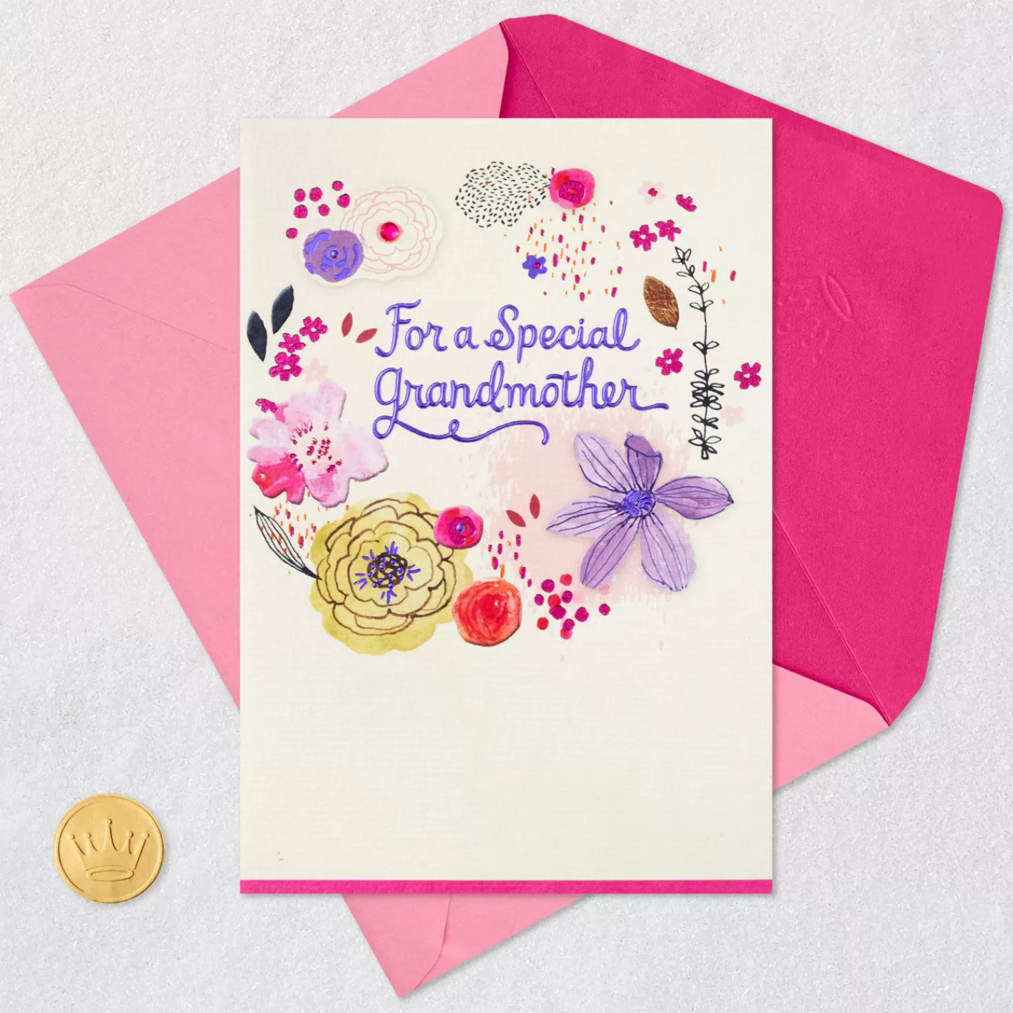 Birthday>Hallmark You Mean So Much To The Family Birthday Card For Grandmother