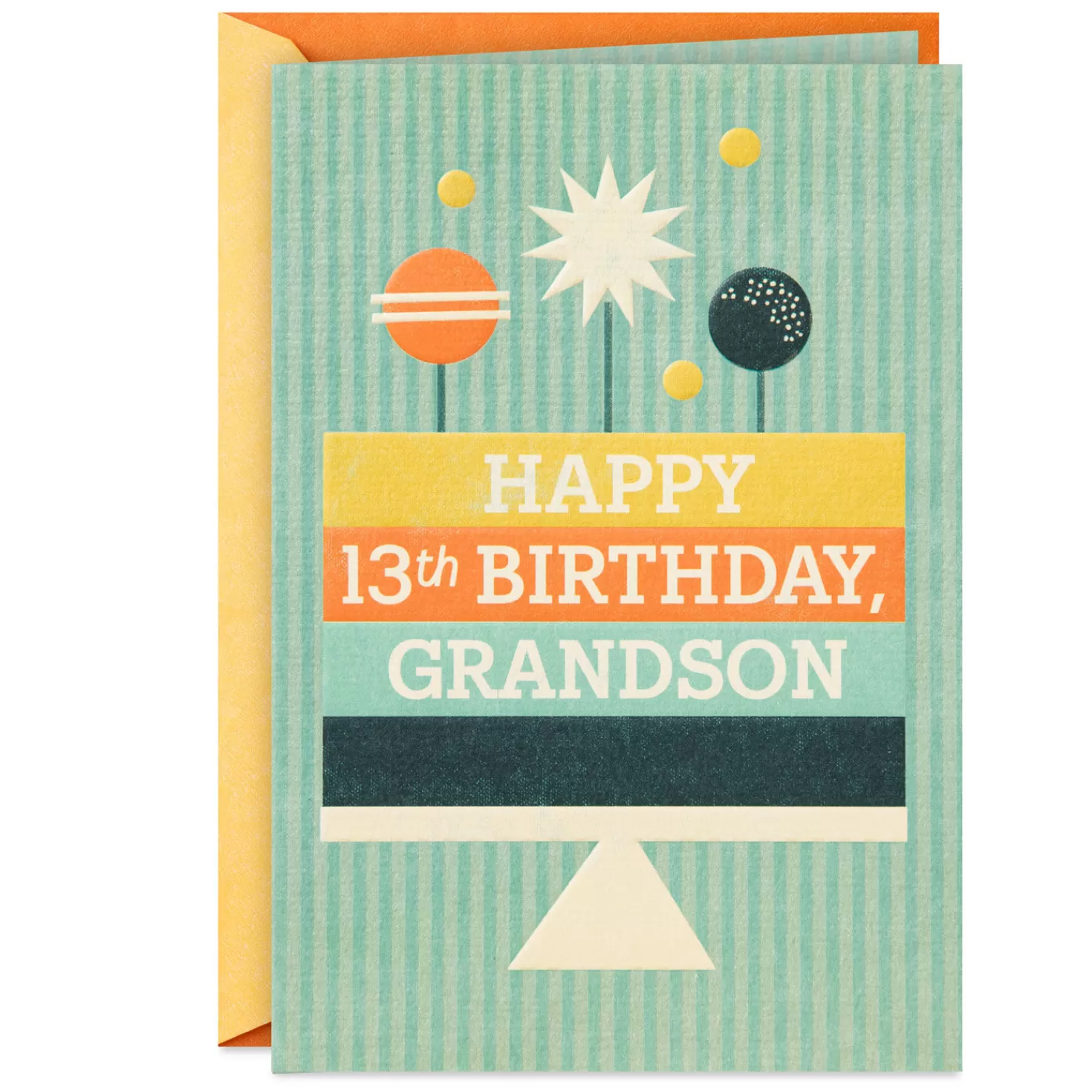 Birthday>Hallmark You Put Good Into The World 13Th Birthday Card For Grandson