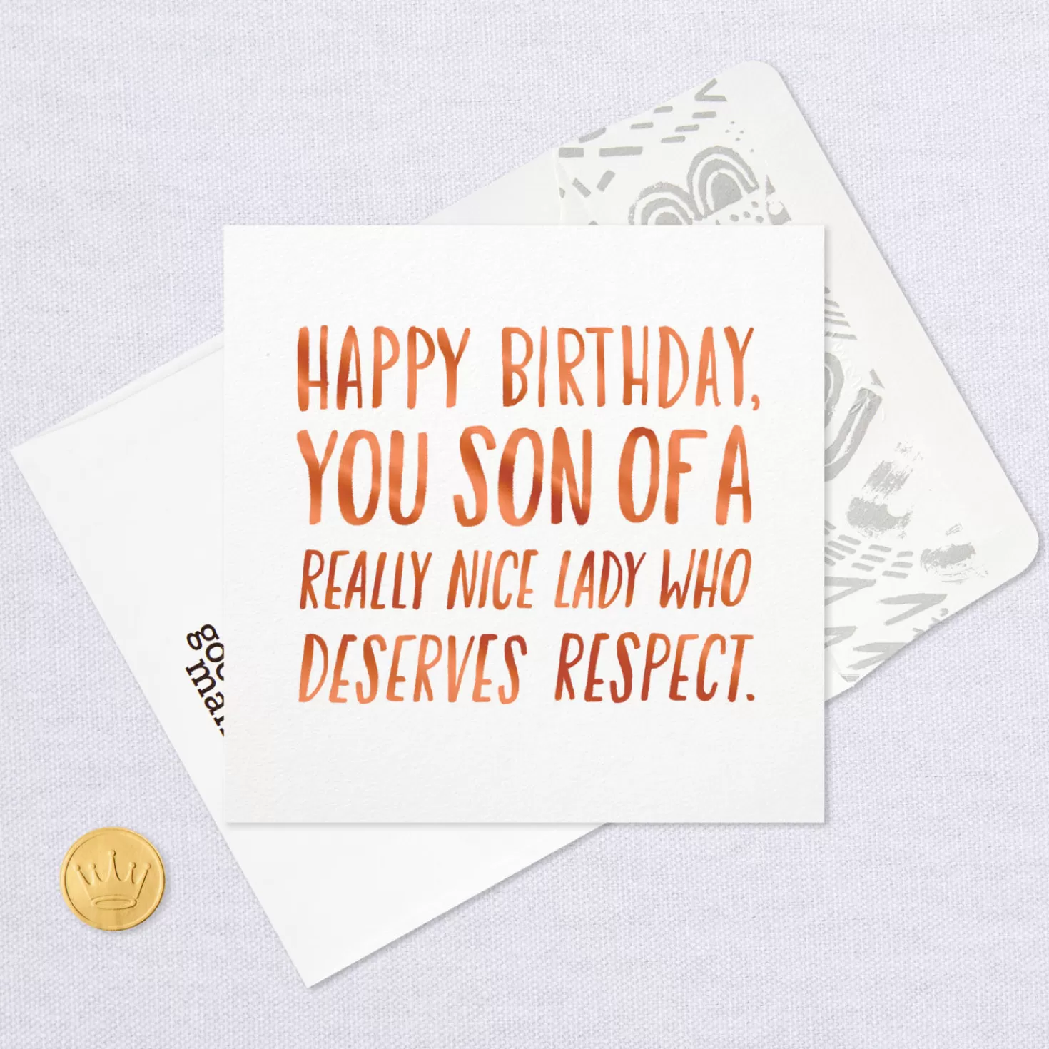 Birthday>Hallmark You Son Of A Funny Birthday Card For Him