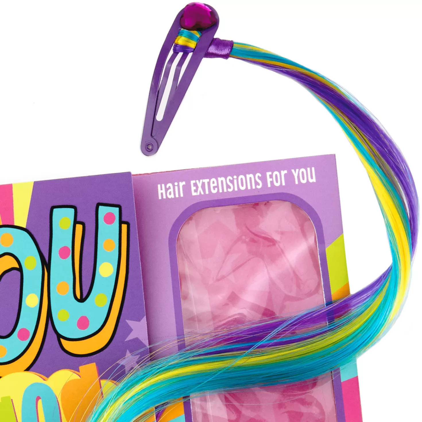 Birthday>Hallmark You Stand Out Birthday Card With Hair Clip And Extensions