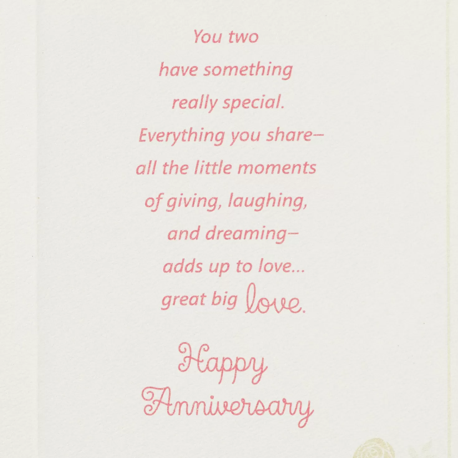 Anniversary>Hallmark You Two Have Something Special Anniversary Card