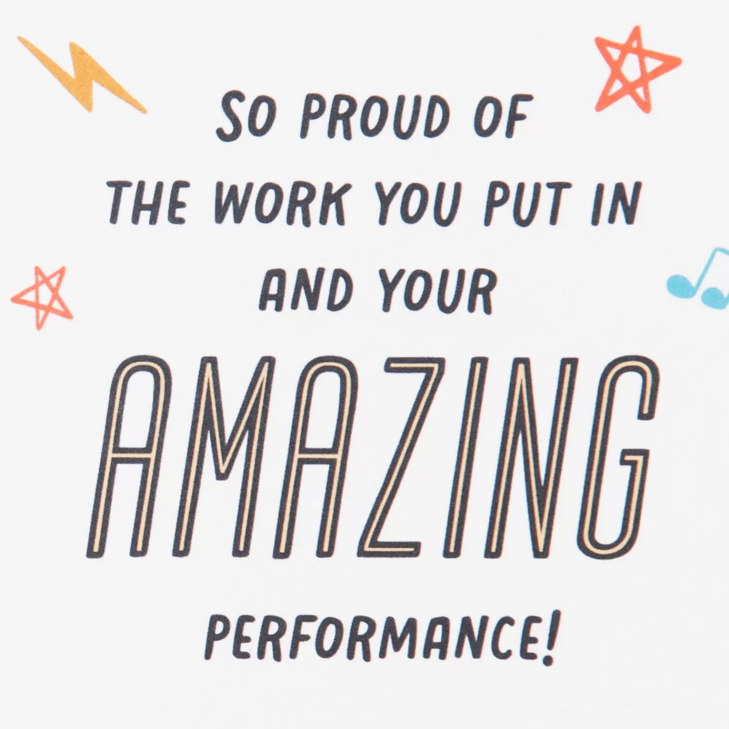 Clearance Your Amazing Performance Congratulations Card For Dance Recital Congratulations