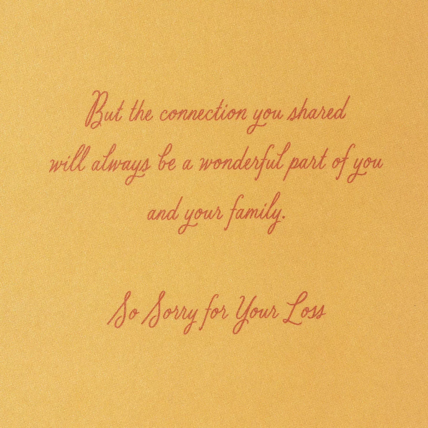 Online Your Connection Is For Always Sympathy Card For Loss Of Family Member Sympathy