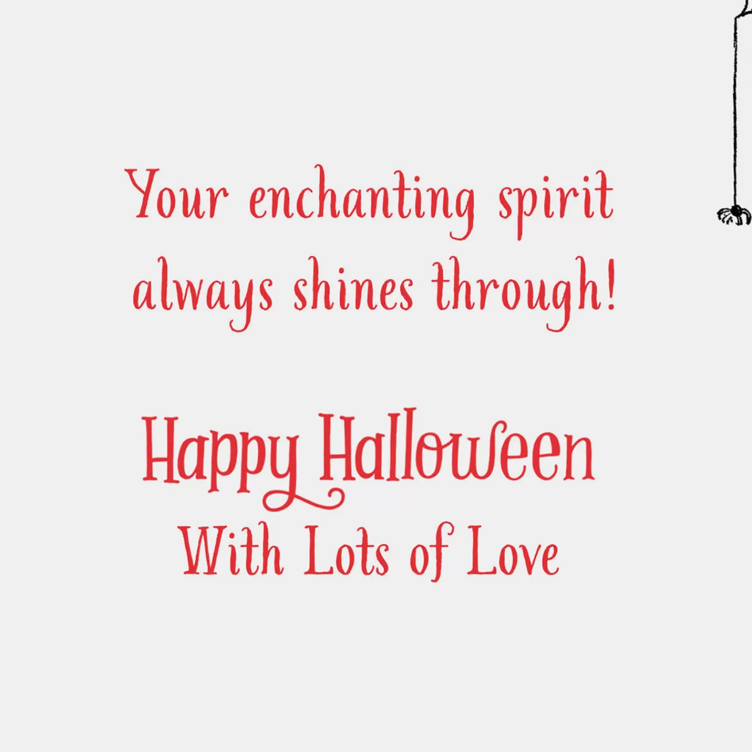 Halloween (10/31)>Hallmark Your Enchanting Spirit Halloween Card For Granddaughter