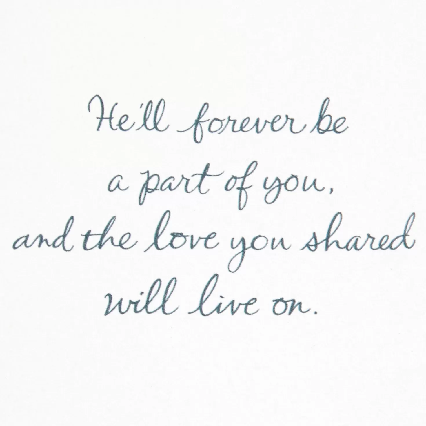 Outlet Your Husband Will Always Be With You Sympathy Card Sympathy