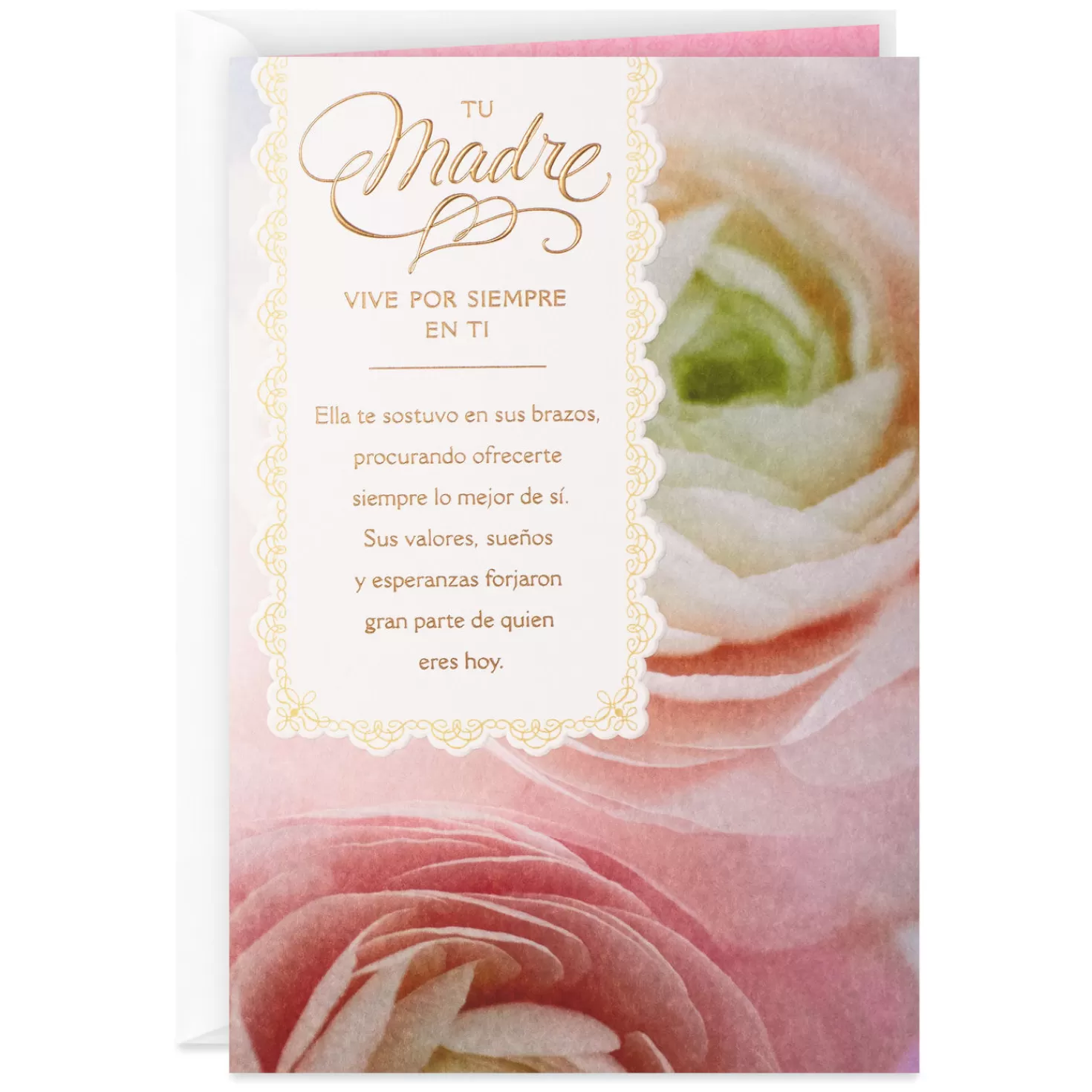 Best Sale Your Mother Lives On In You Spanish-Language Sympathy Card Sympathy