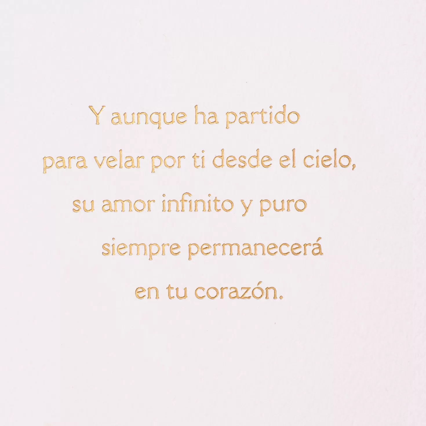 Best Sale Your Mother Lives On In You Spanish-Language Sympathy Card Sympathy