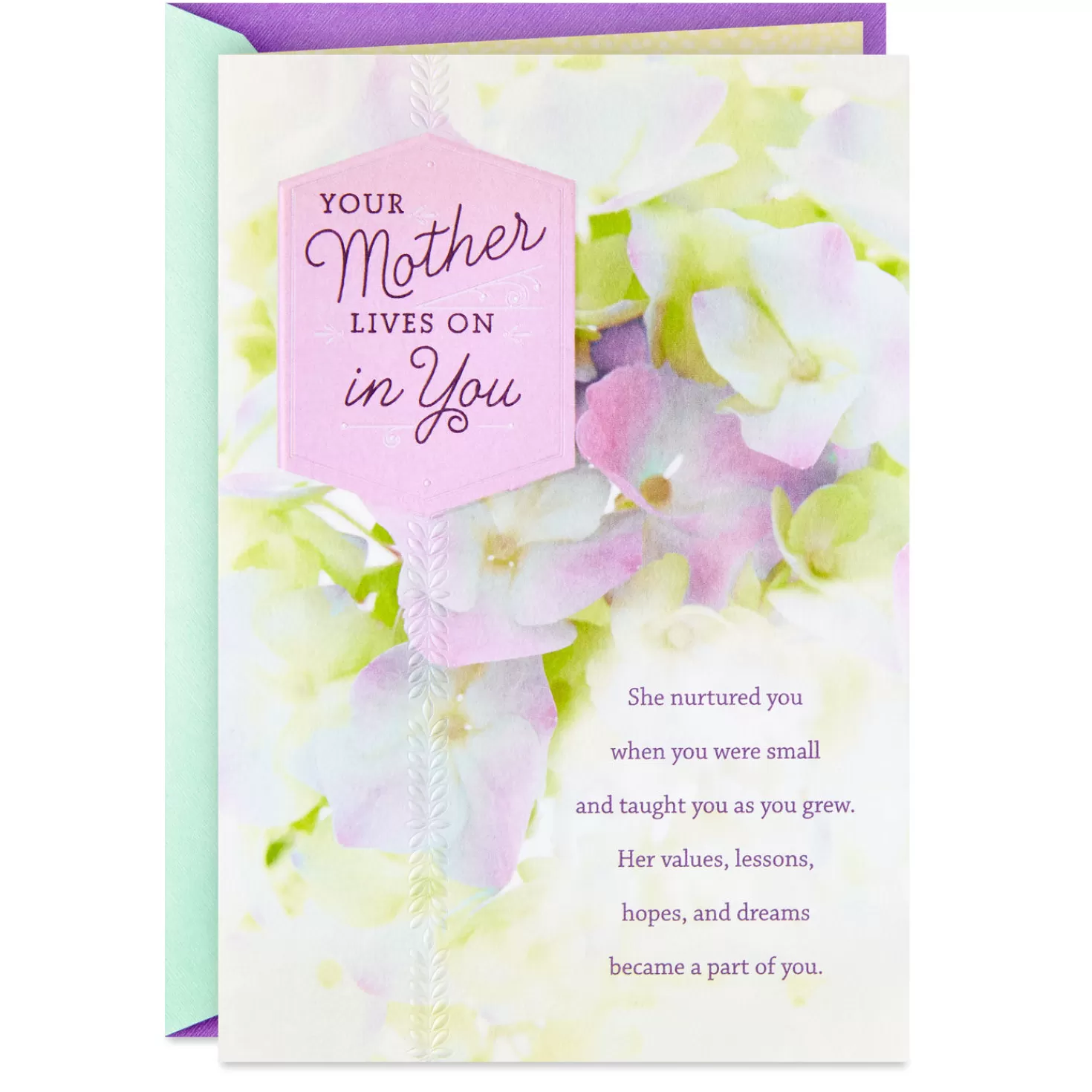 Sale Your Mother Lives On In You Sympathy Card Sympathy