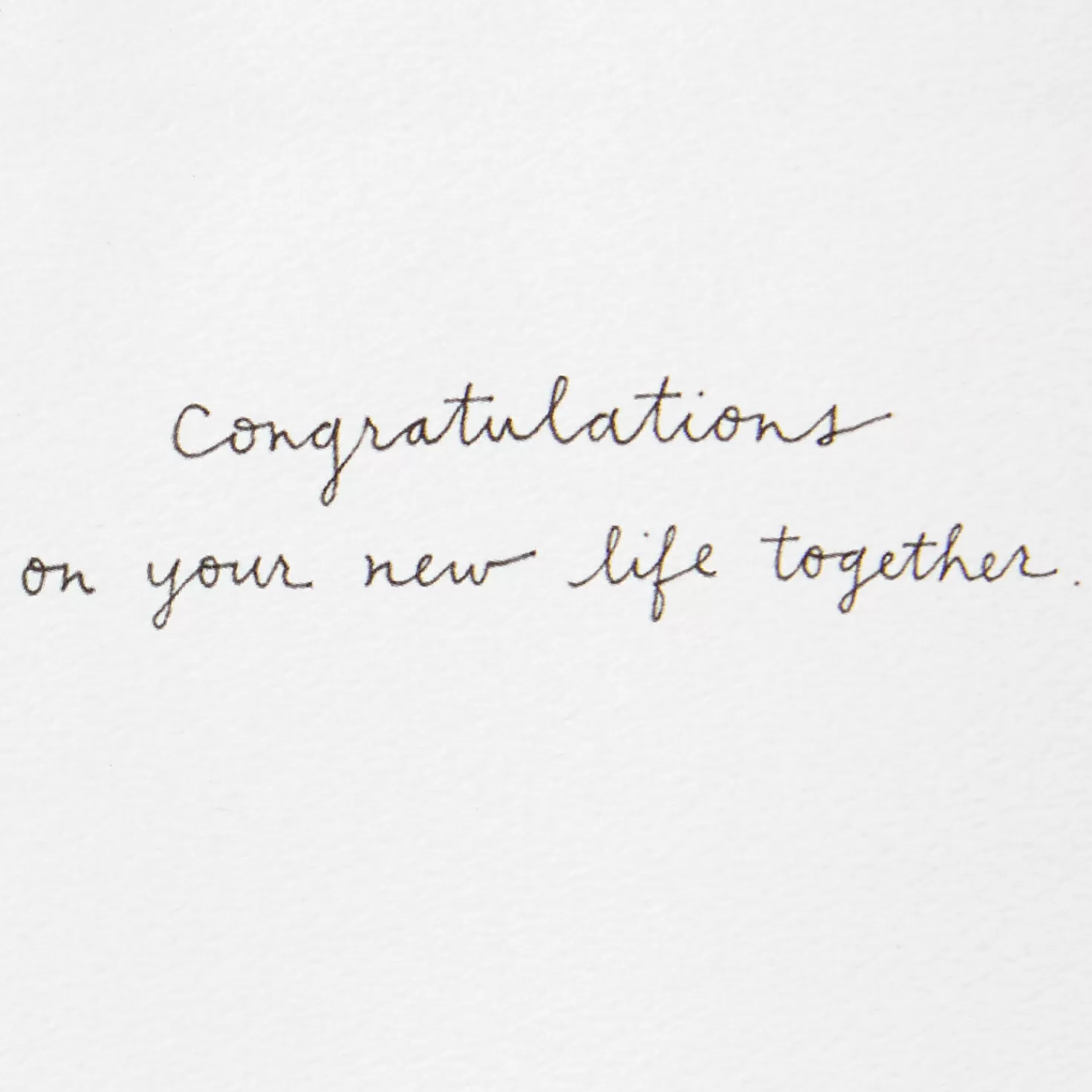 Flash Sale Your New Life As Mr. And Mrs. Wedding Card Wedding