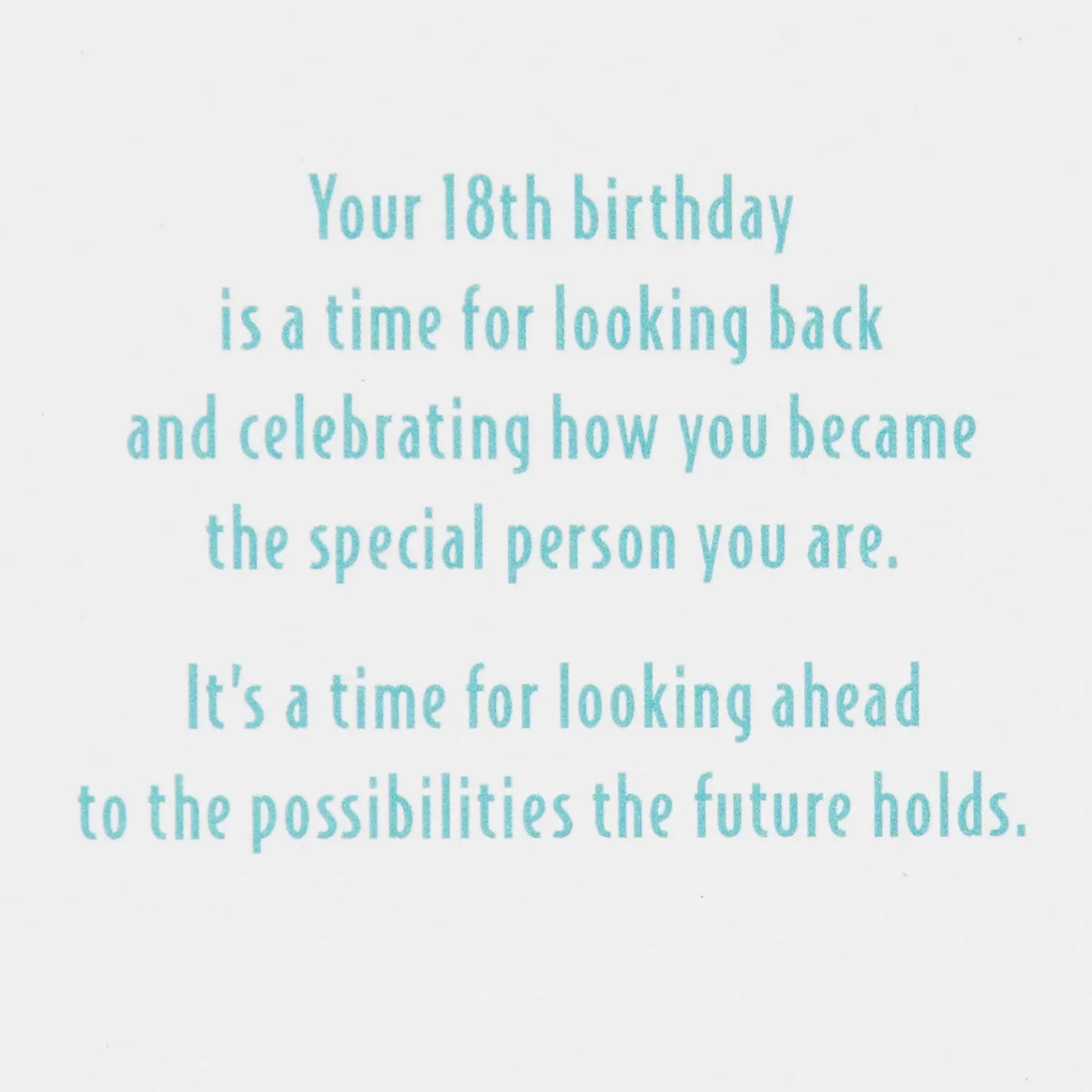 Birthday>Hallmark You'Re 18 Years Special 18Th Birthday Card