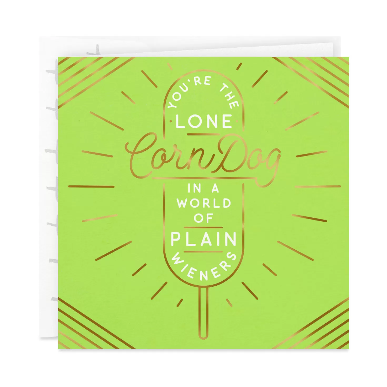 Birthday>Hallmark You'Re A Corn Dog In A World Of Wieners Birthday Card