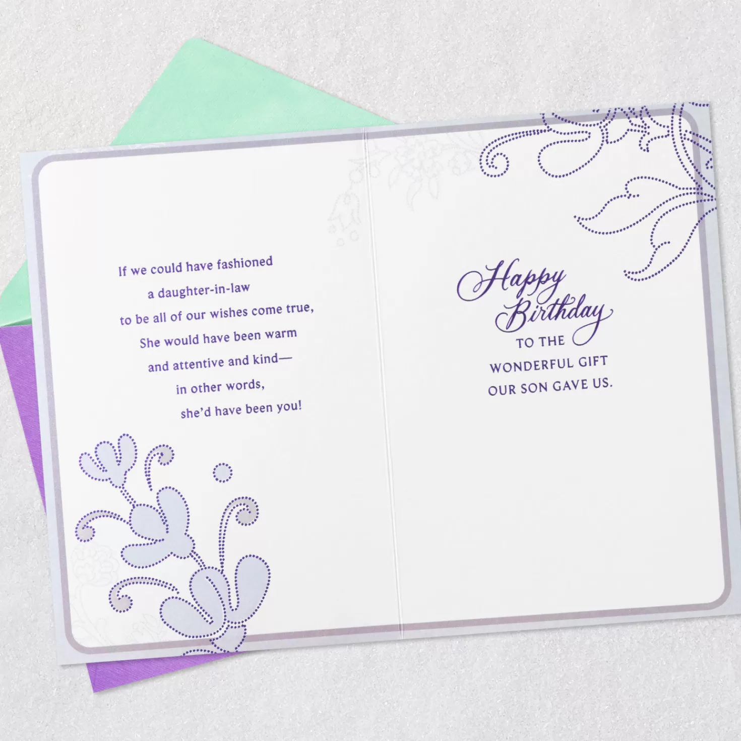 Birthday>Hallmark You'Re A Gift To Our Family Birthday Card For Daughter-In-Law
