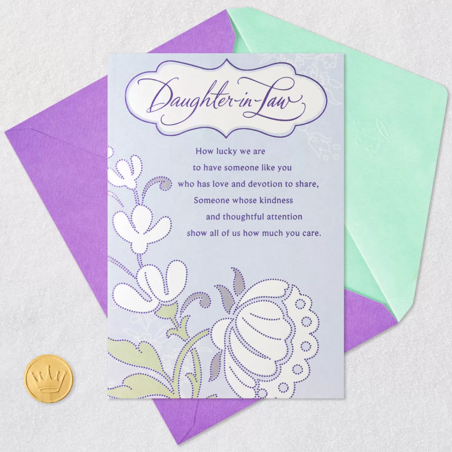 Birthday>Hallmark You'Re A Gift To Our Family Birthday Card For Daughter-In-Law