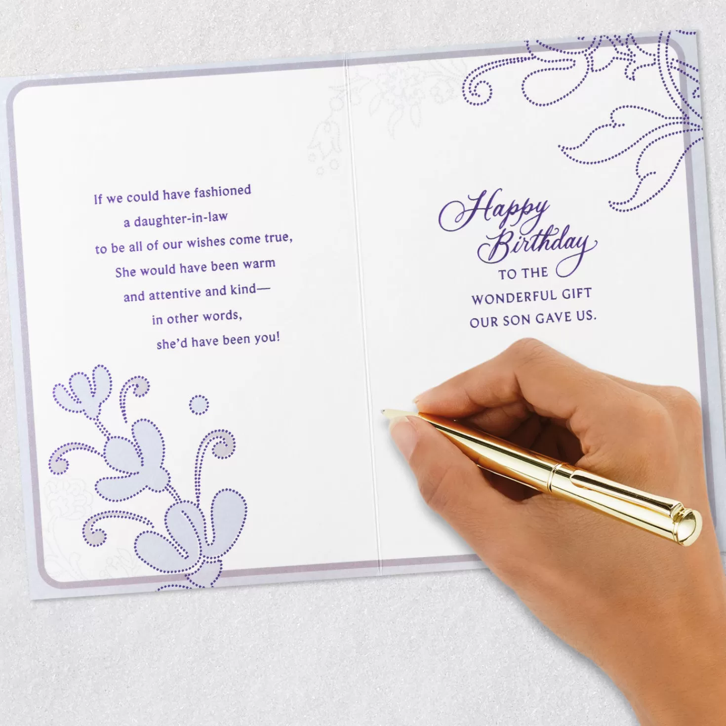 Birthday>Hallmark You'Re A Gift To Our Family Birthday Card For Daughter-In-Law
