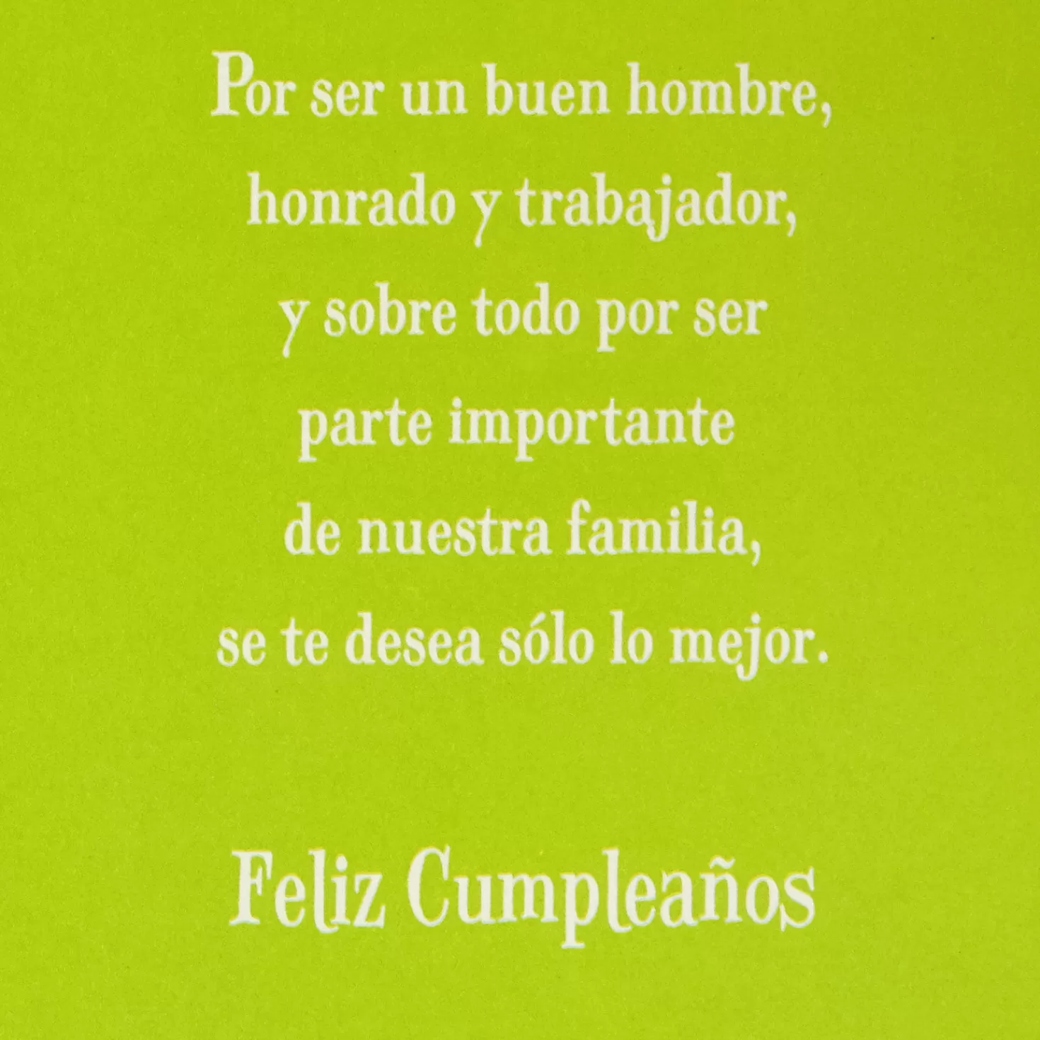 Birthday>Hallmark You'Re A Good Man Spanish-Language Birthday Card For Son-In-Law