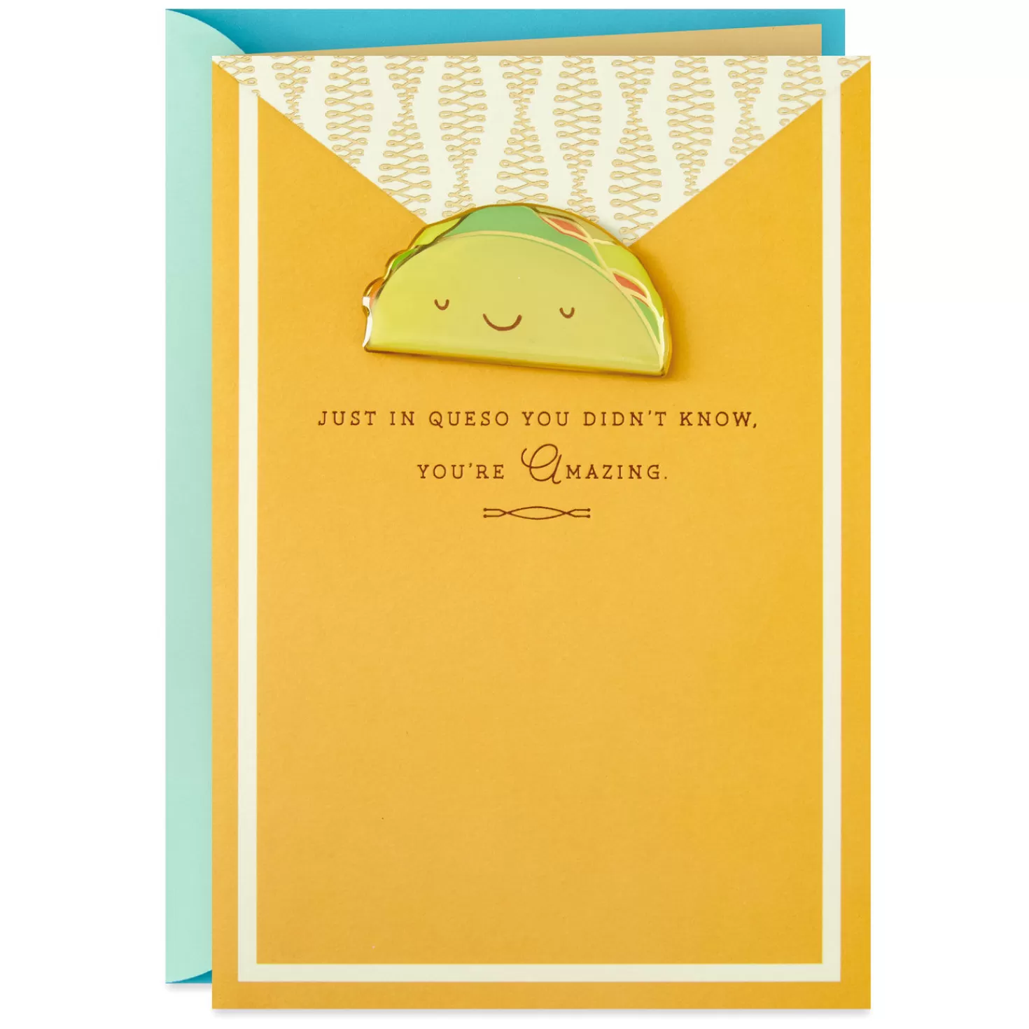 Flash Sale You'Re Amazing Smiling Taco Funny Card Encouragement