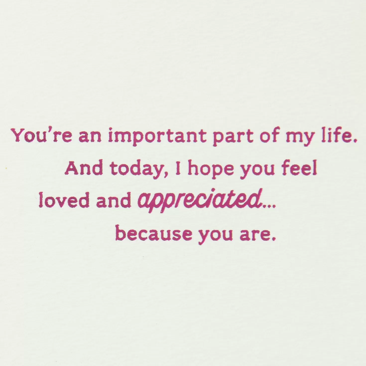 Birthday>Hallmark You'Re An Important Part Of My Life Birthday Card For Stepmom