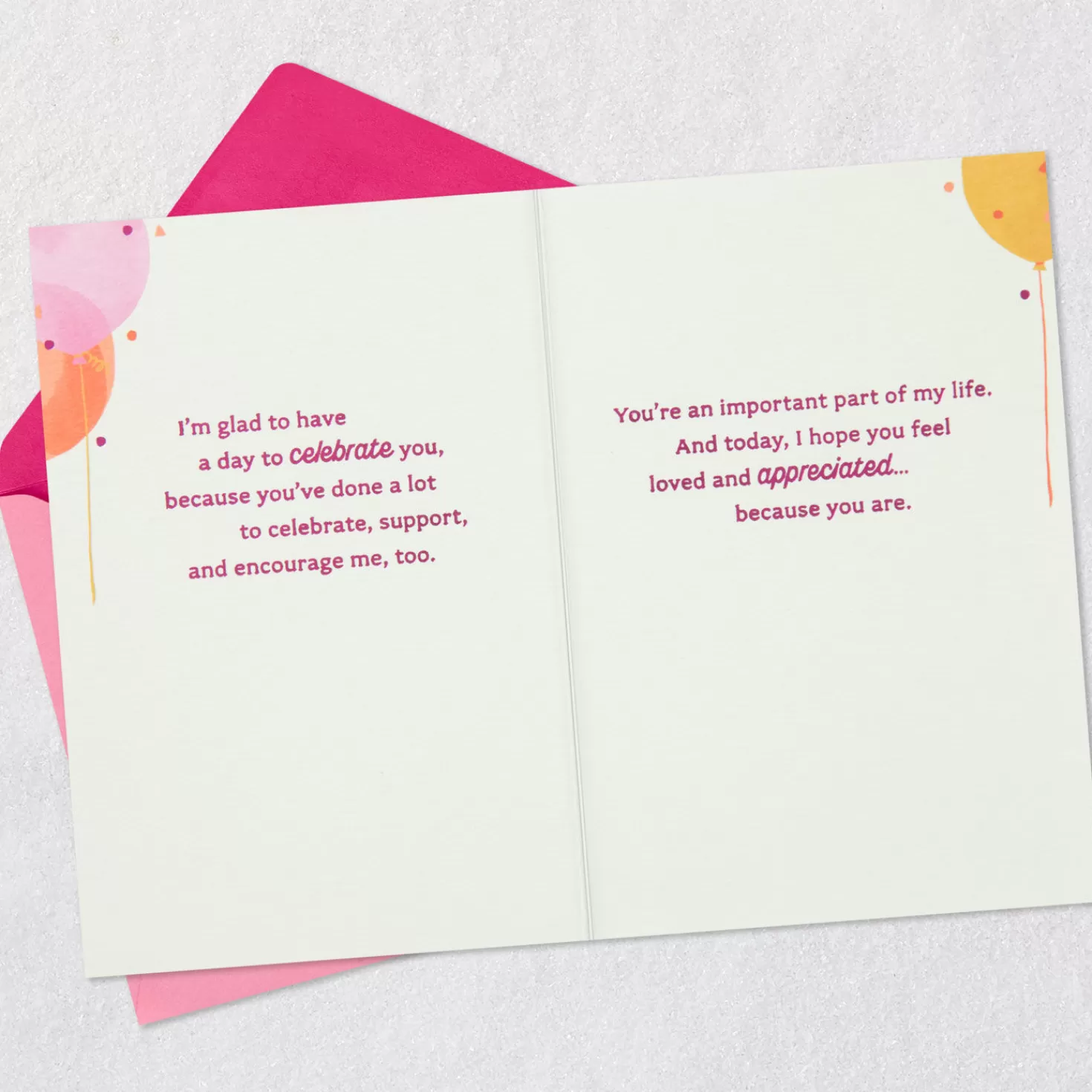 Birthday>Hallmark You'Re An Important Part Of My Life Birthday Card For Stepmom