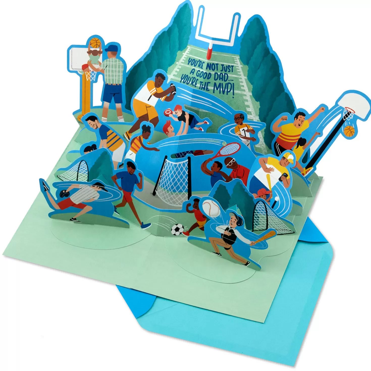Cheap You'Re An Mvp Dad Pop-Up Card Encouragement