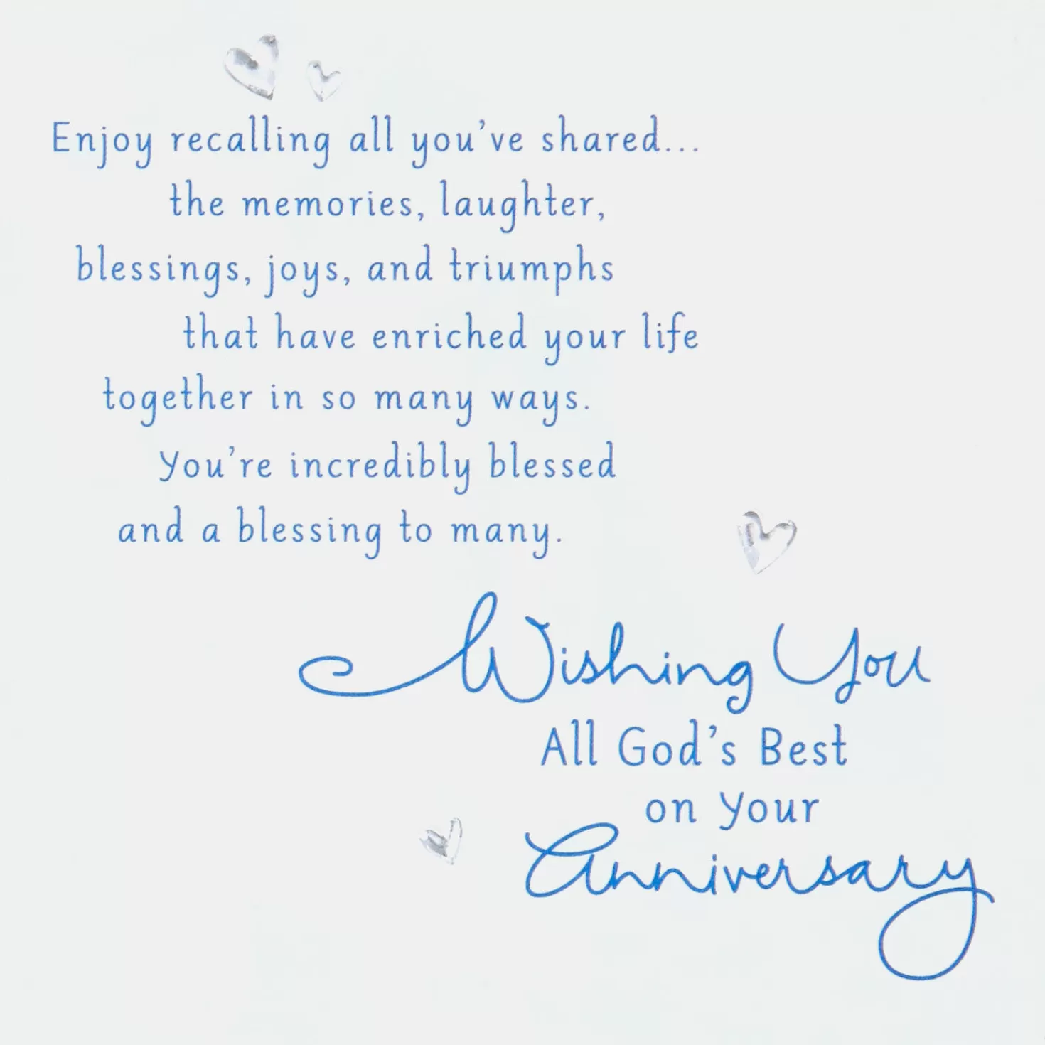 Anniversary>Hallmark You'Re Incredibly Blessed Religious Anniversary Card