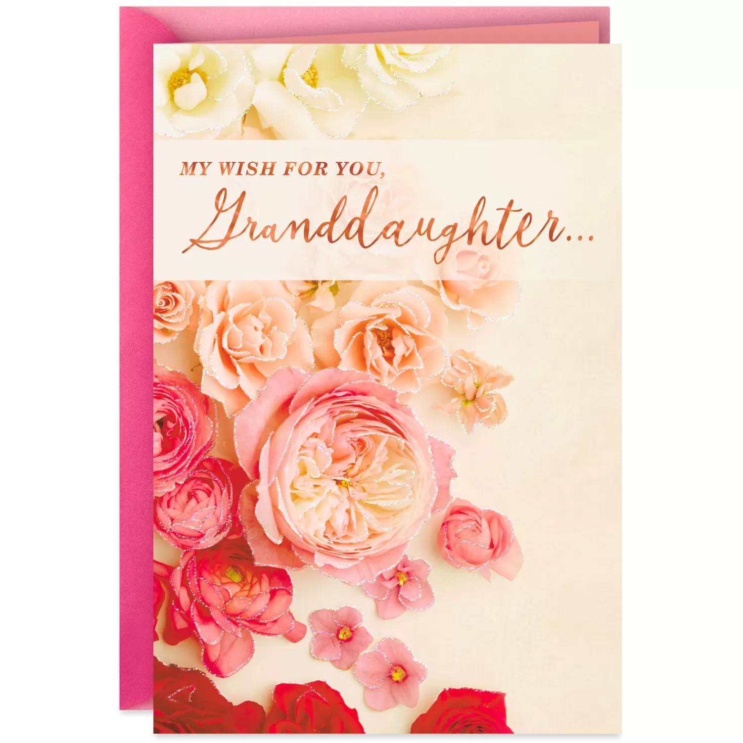 Birthday>Hallmark You'Re Loved Floral Birthday Card For Granddaughter